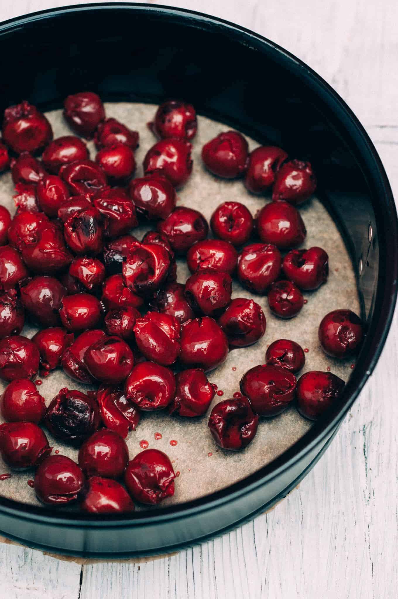 1-BOWL veganer Kirsch Schokoladen Kuchen Rezept