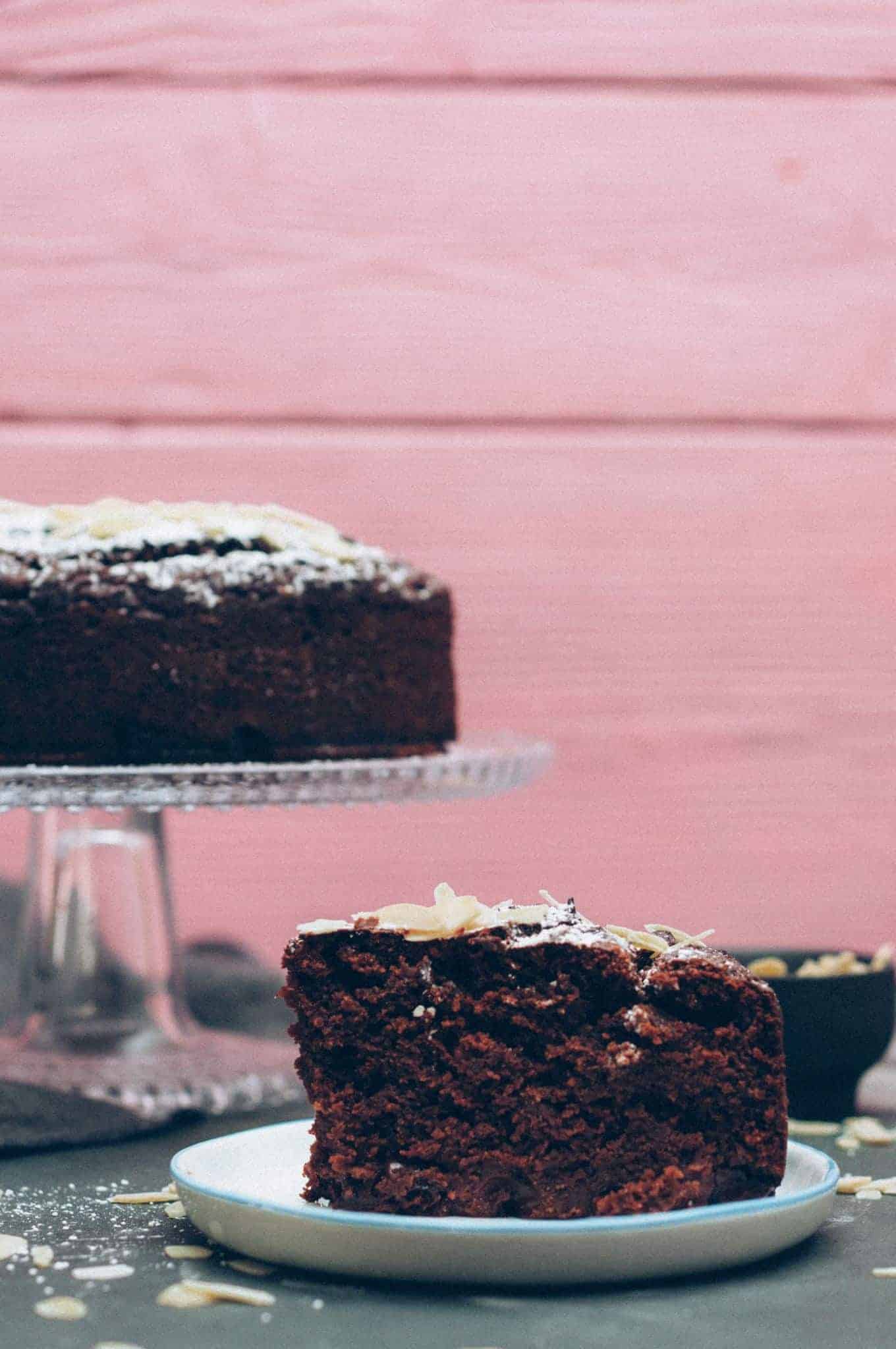 1-BOWL vegan cherry chocolate cake recipe