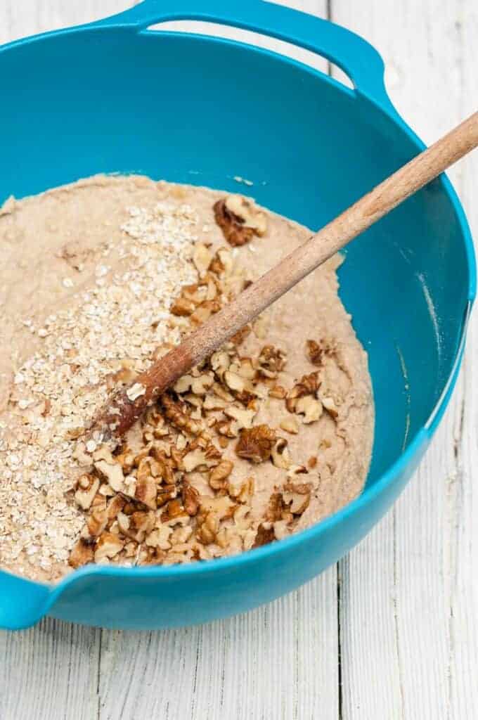 Vegane Walnuss Bananen Pancakes — VEGANE VIBES