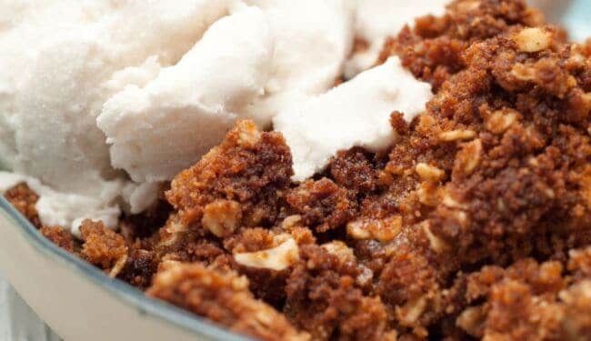 das beste vegane Apple Crisp Rezept