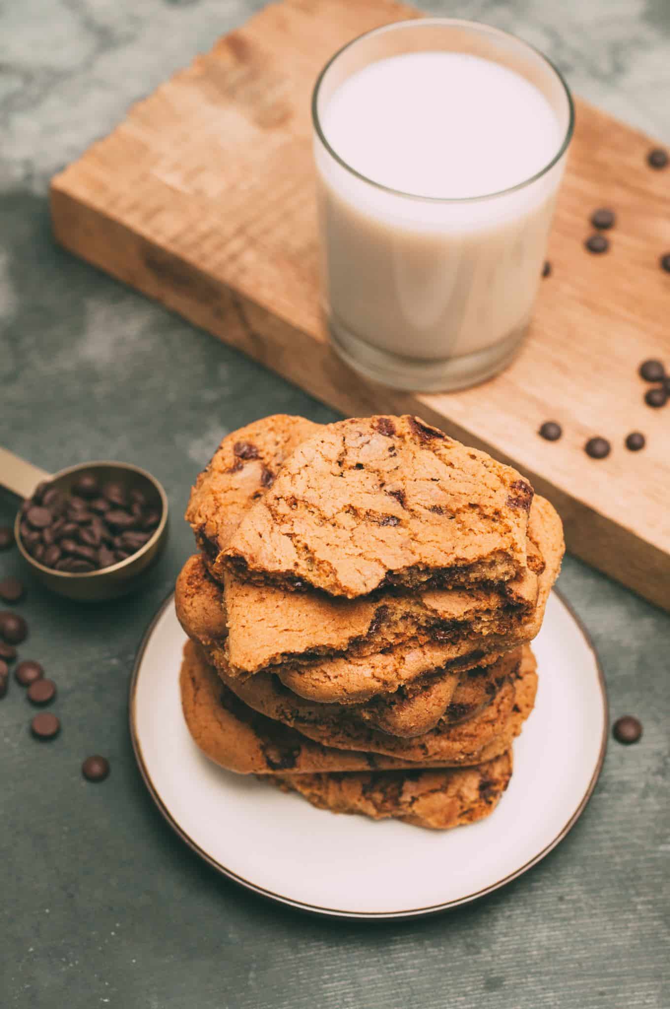 Die besten veganen Schokoladenkekse Cookies - laktosefrei -