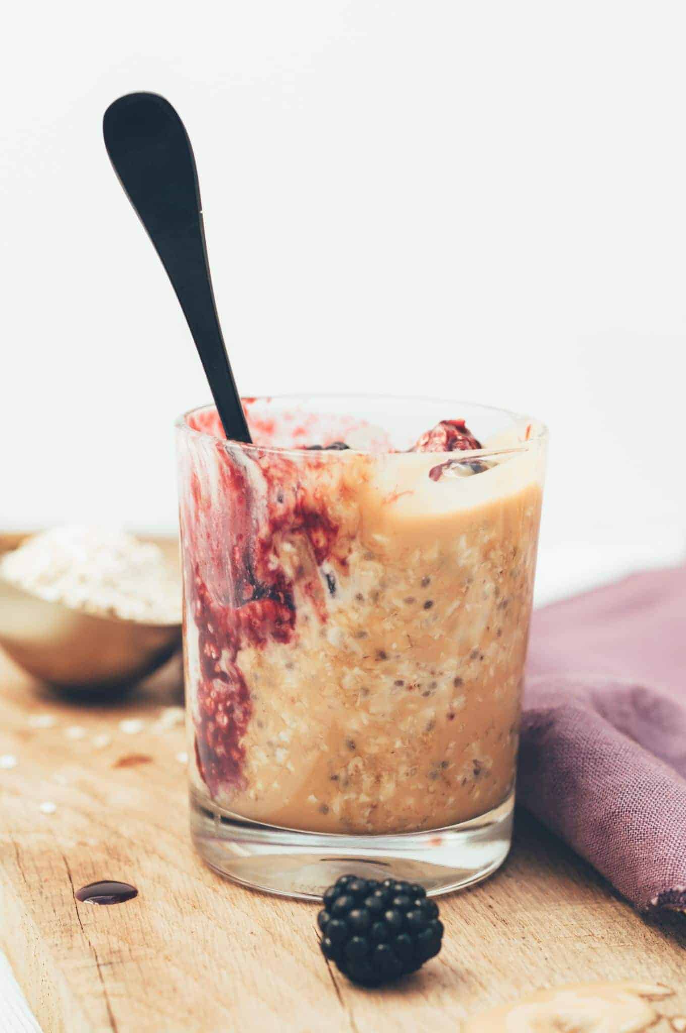 Overnight Protein Oats Recipe Lactose-Free Gluten-Free Cover