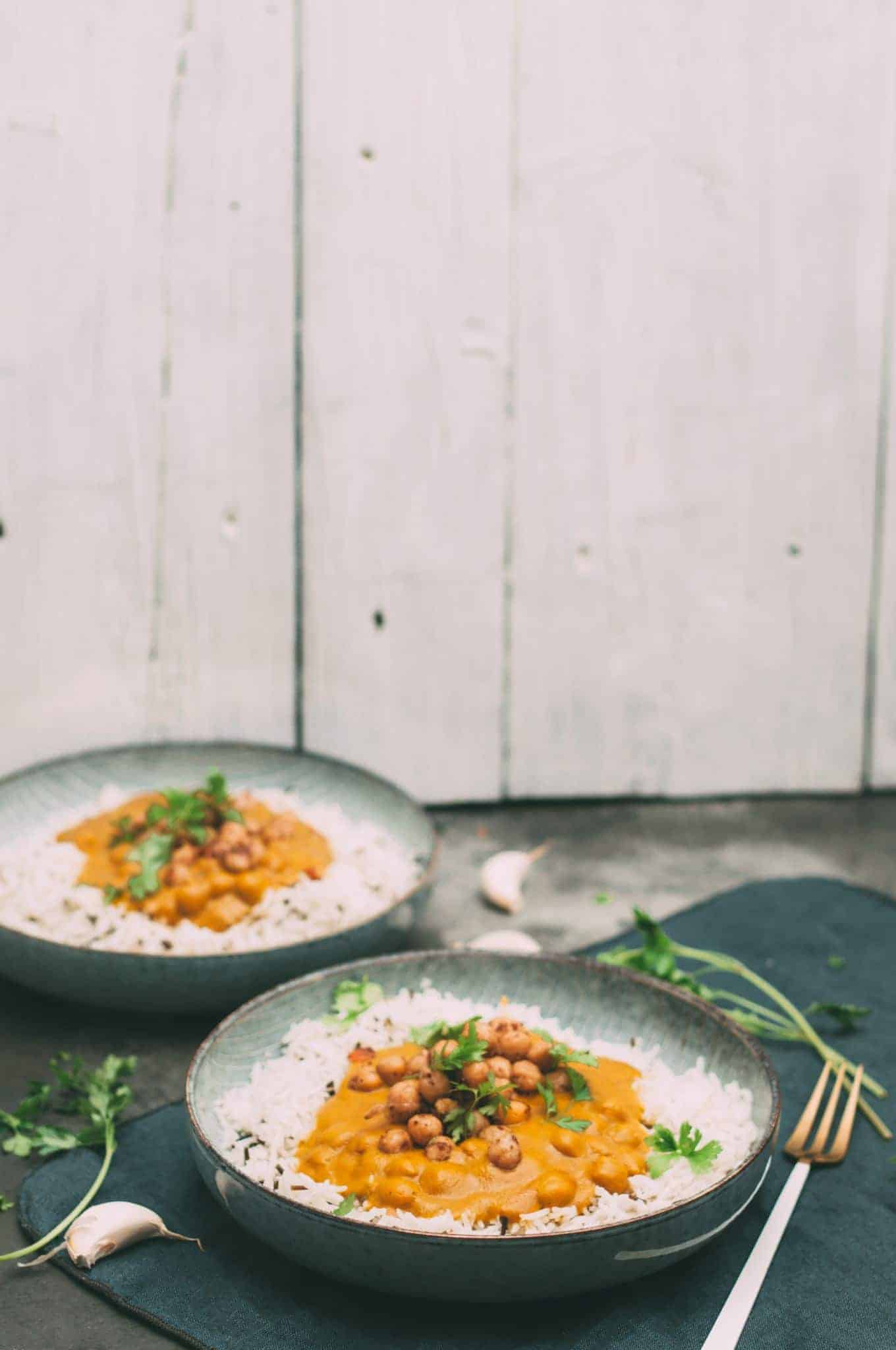 vegan masala chickpeas curry recipe