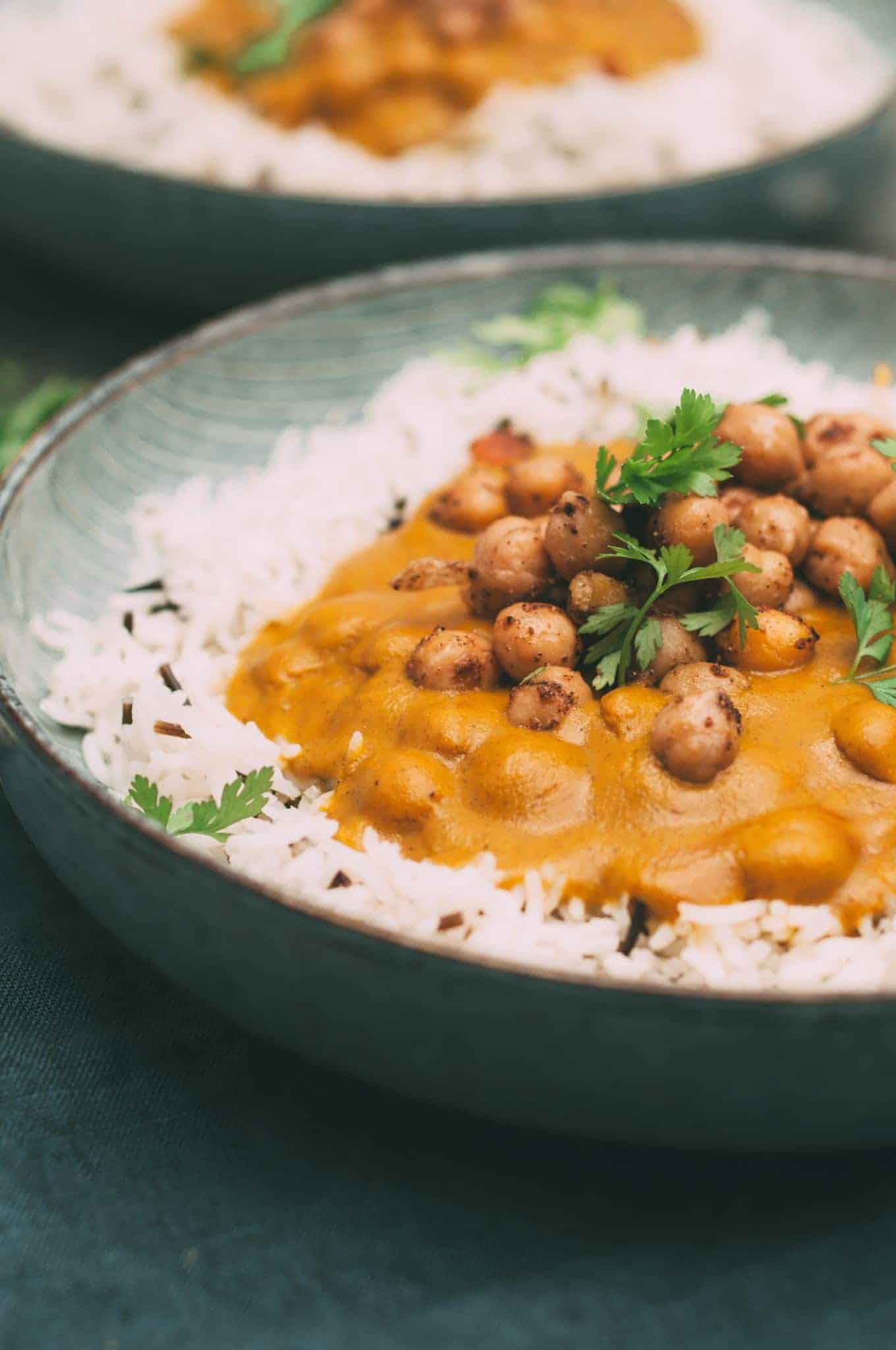 vegan masala chickpeas curry recipe