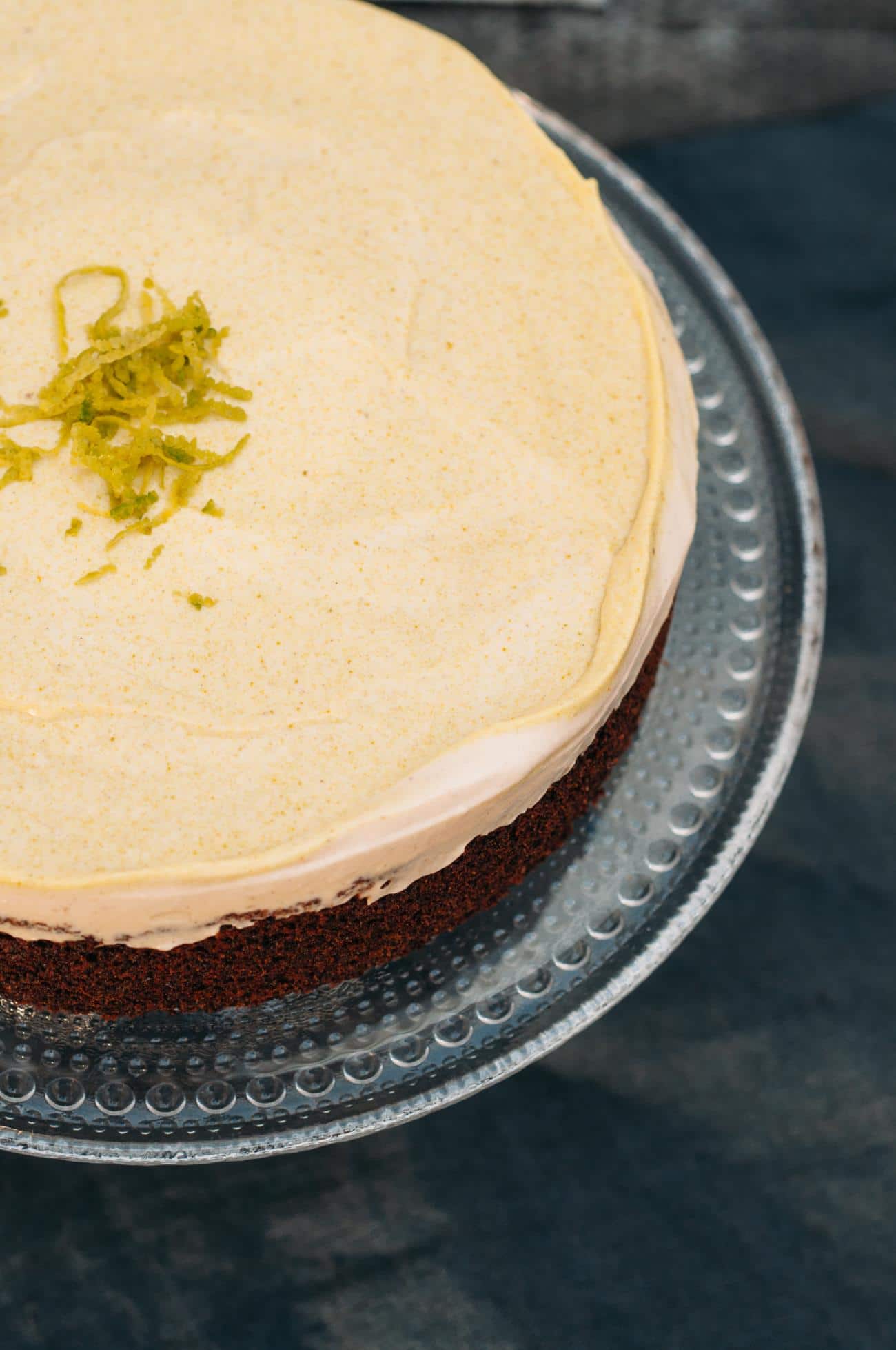 Poppy seed cake with turmeric coconut cream recipe