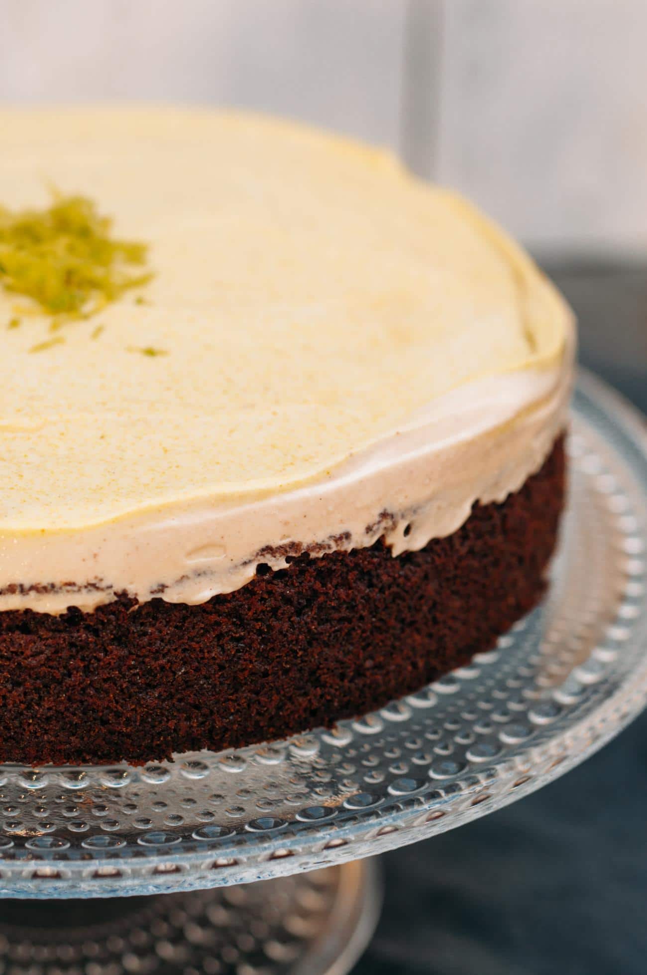 Poppy seed cake with turmeric coconut cream recipe