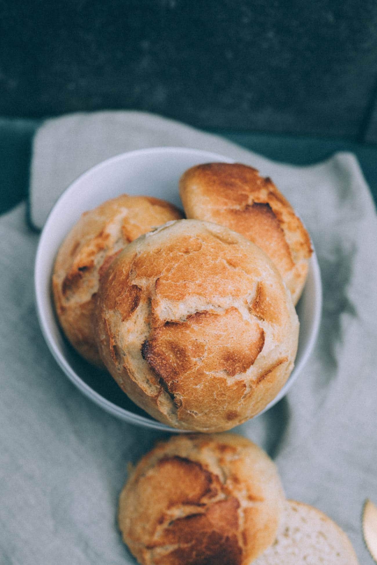 vegane Dinkelbrötchen selbst gemacht - How to Rezept