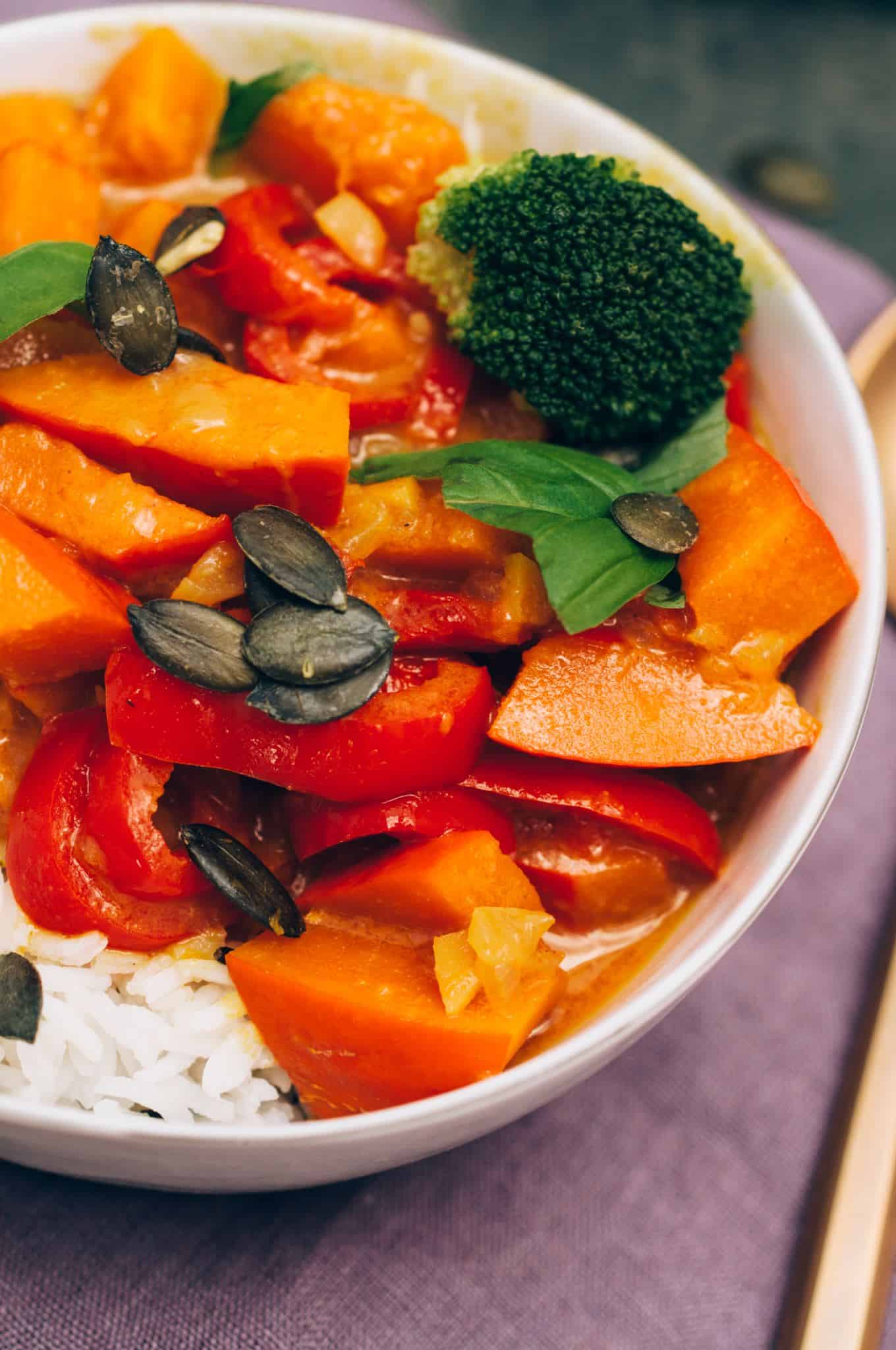 vegan pumpkin curry recipe