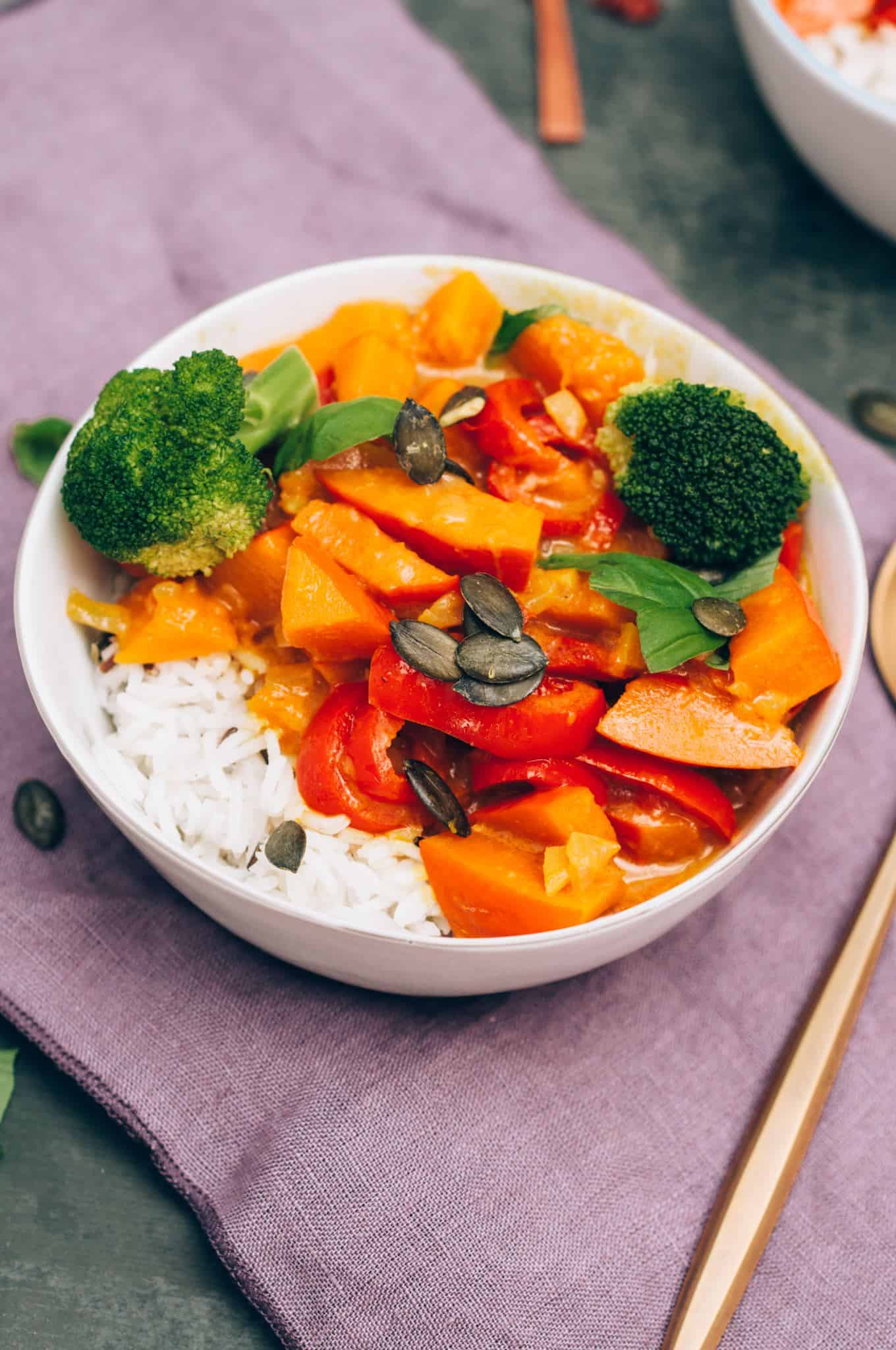 vegan pumpkin curry recipe