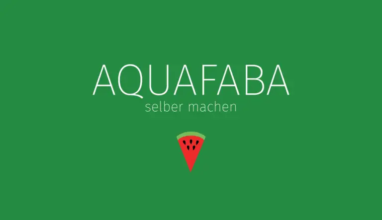 Aquafaba selber machen - veganer Eischnee - Rezept