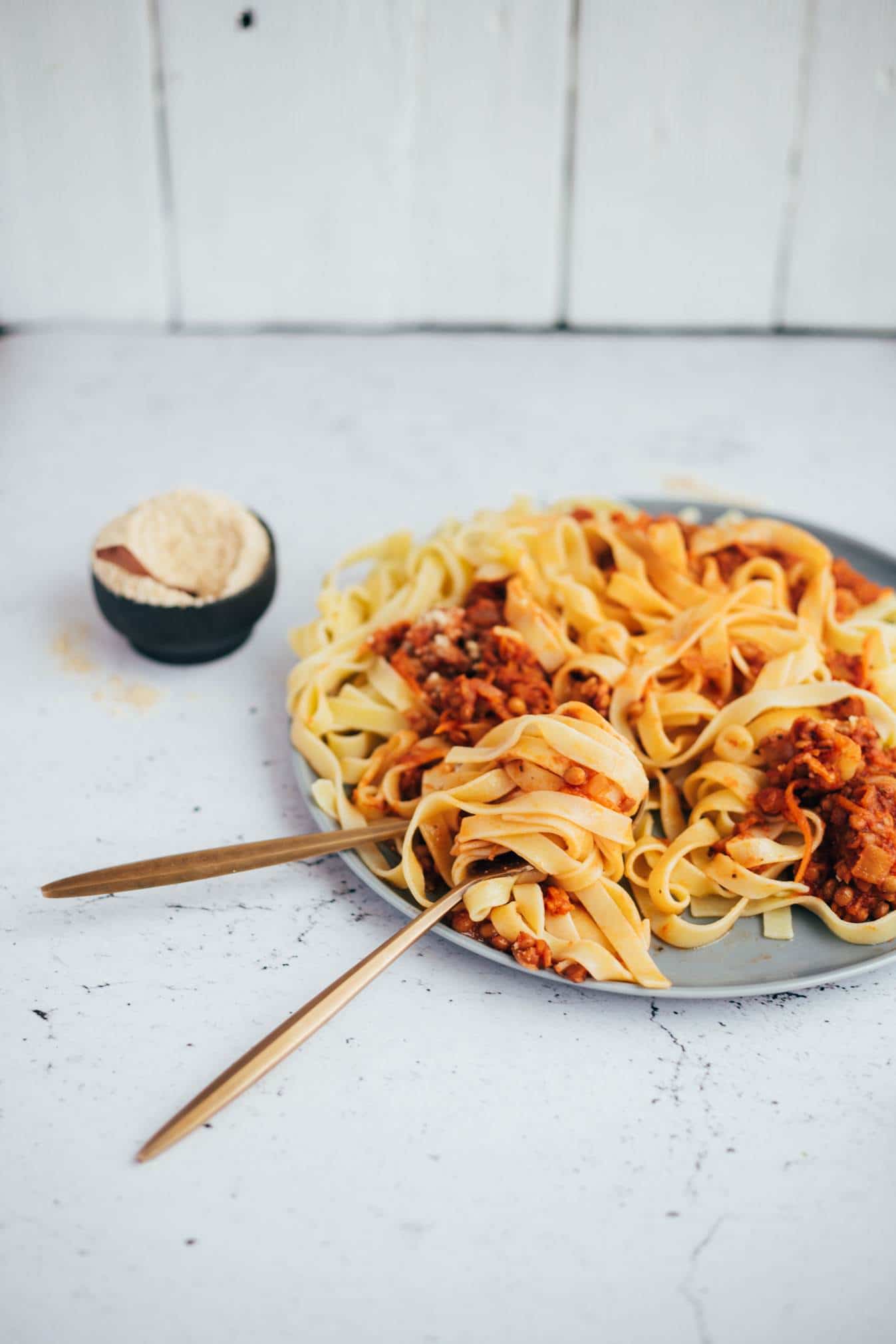 vegane Linsenbolognese Rezept