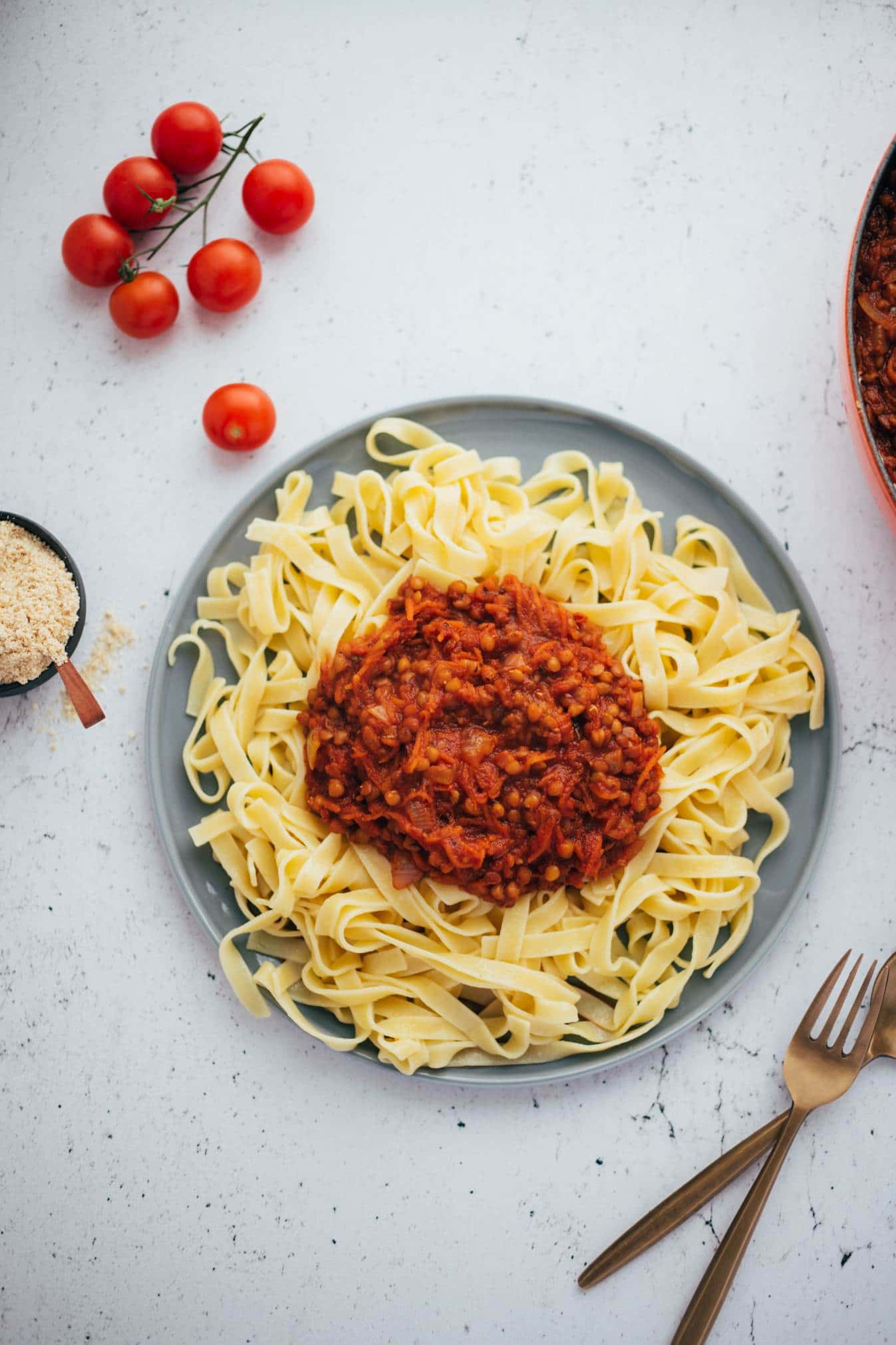 vegan lentil bolognese recipe