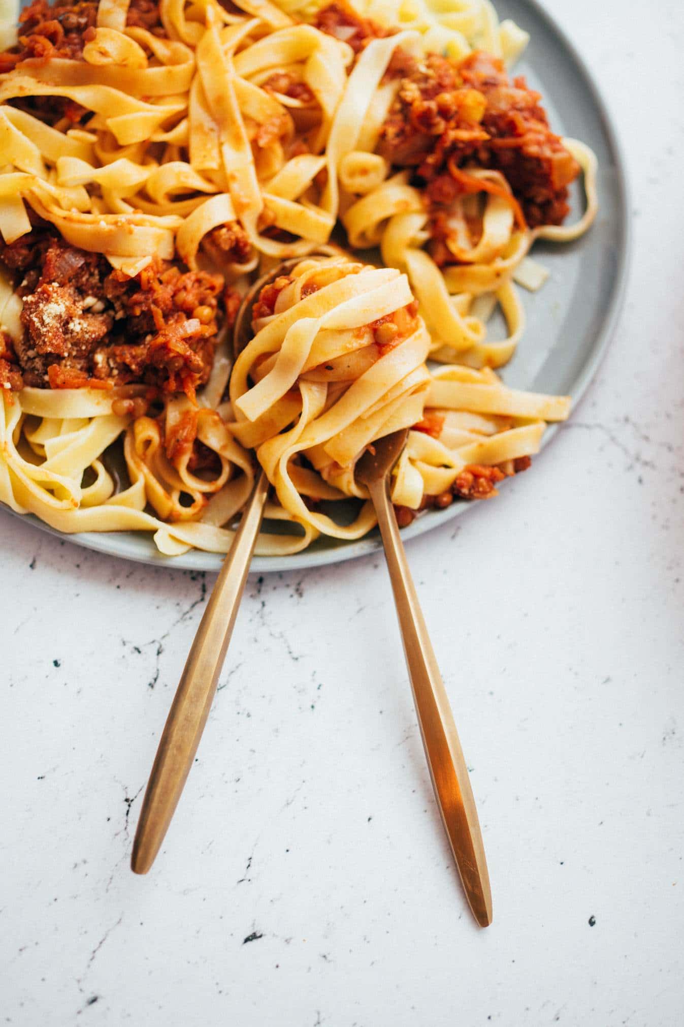 vegan lentil bolognese recipe