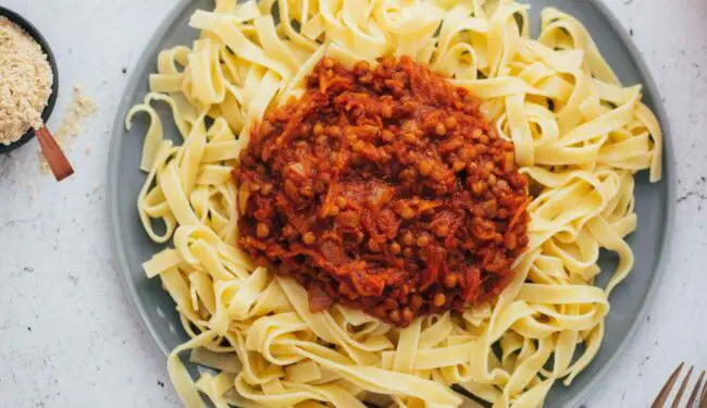 vegane Linsenbolognese Rezept