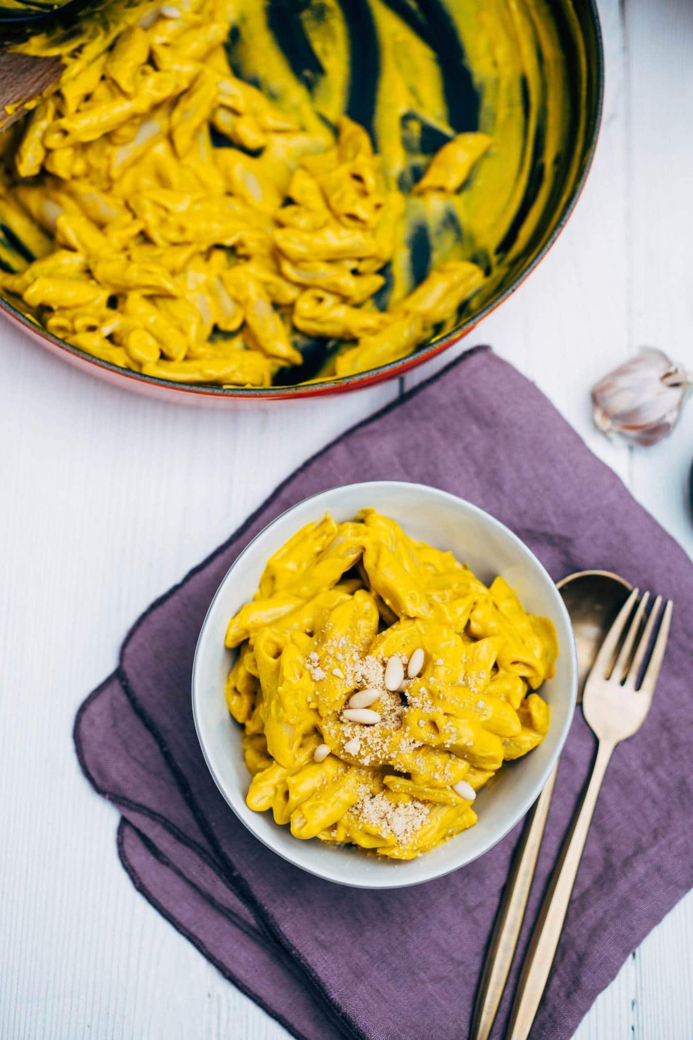 Vegan pumpkin mac 'n' cheese recipe