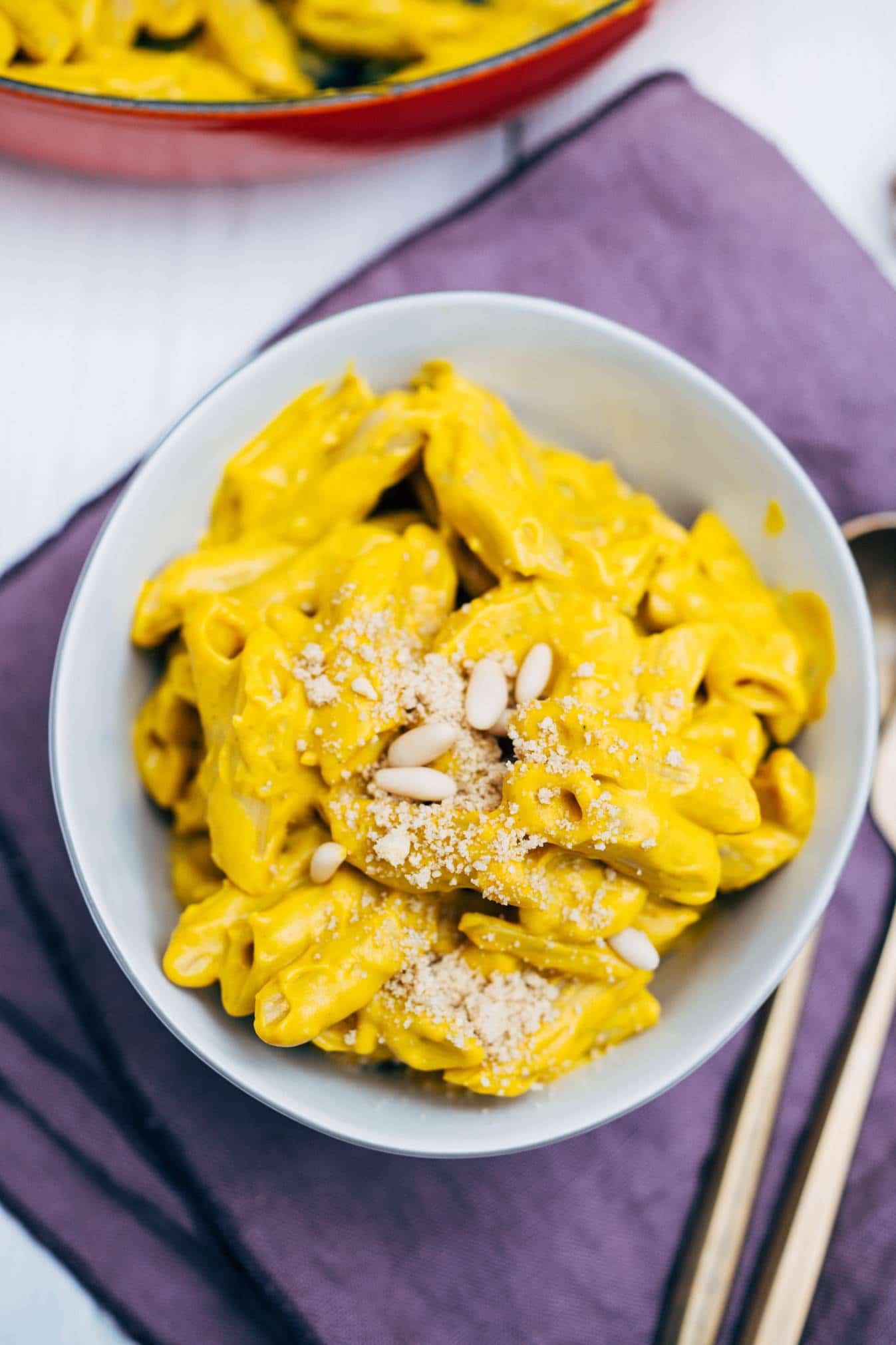 Vegan pumpkin mac 'n' cheese recipe