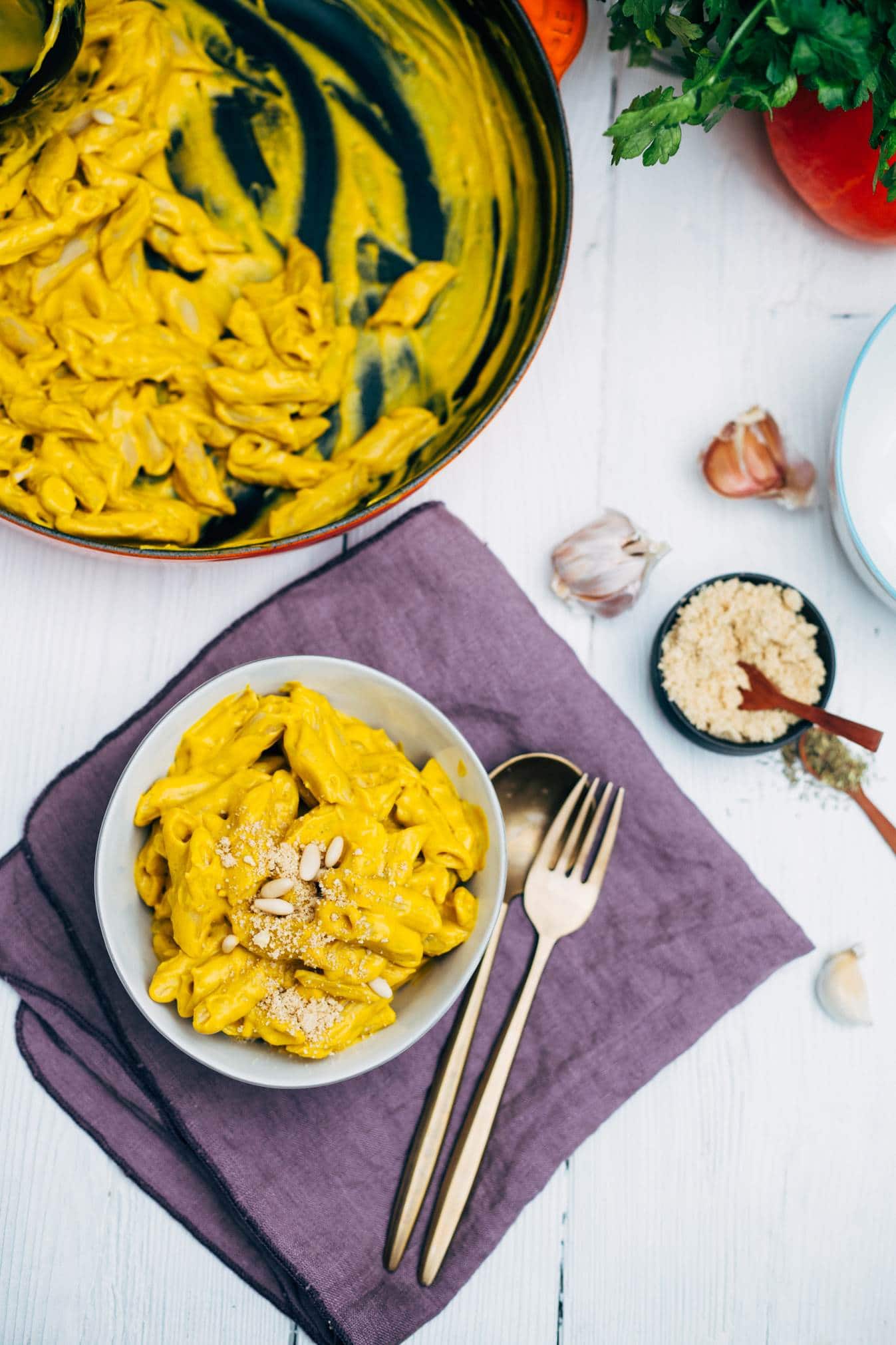 Vegan pumpkin mac 'n' cheese recipe