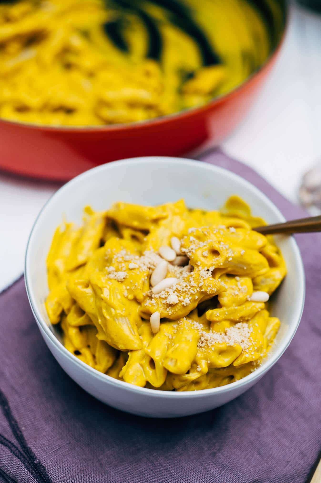 Vegan pumpkin mac 'n' cheese recipe