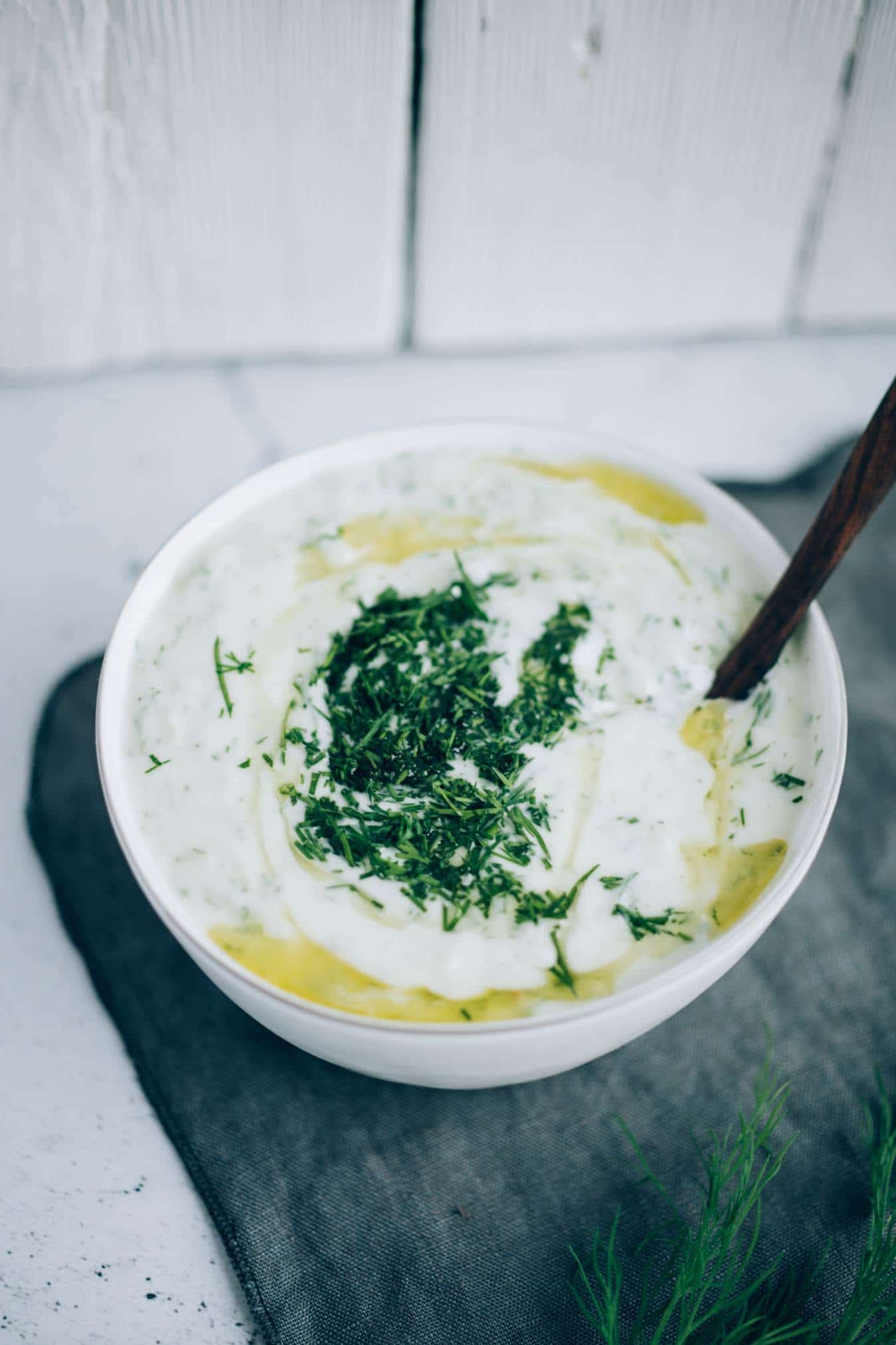 HOW TO make vegan tzatziki (vegan, lactose free) recipe