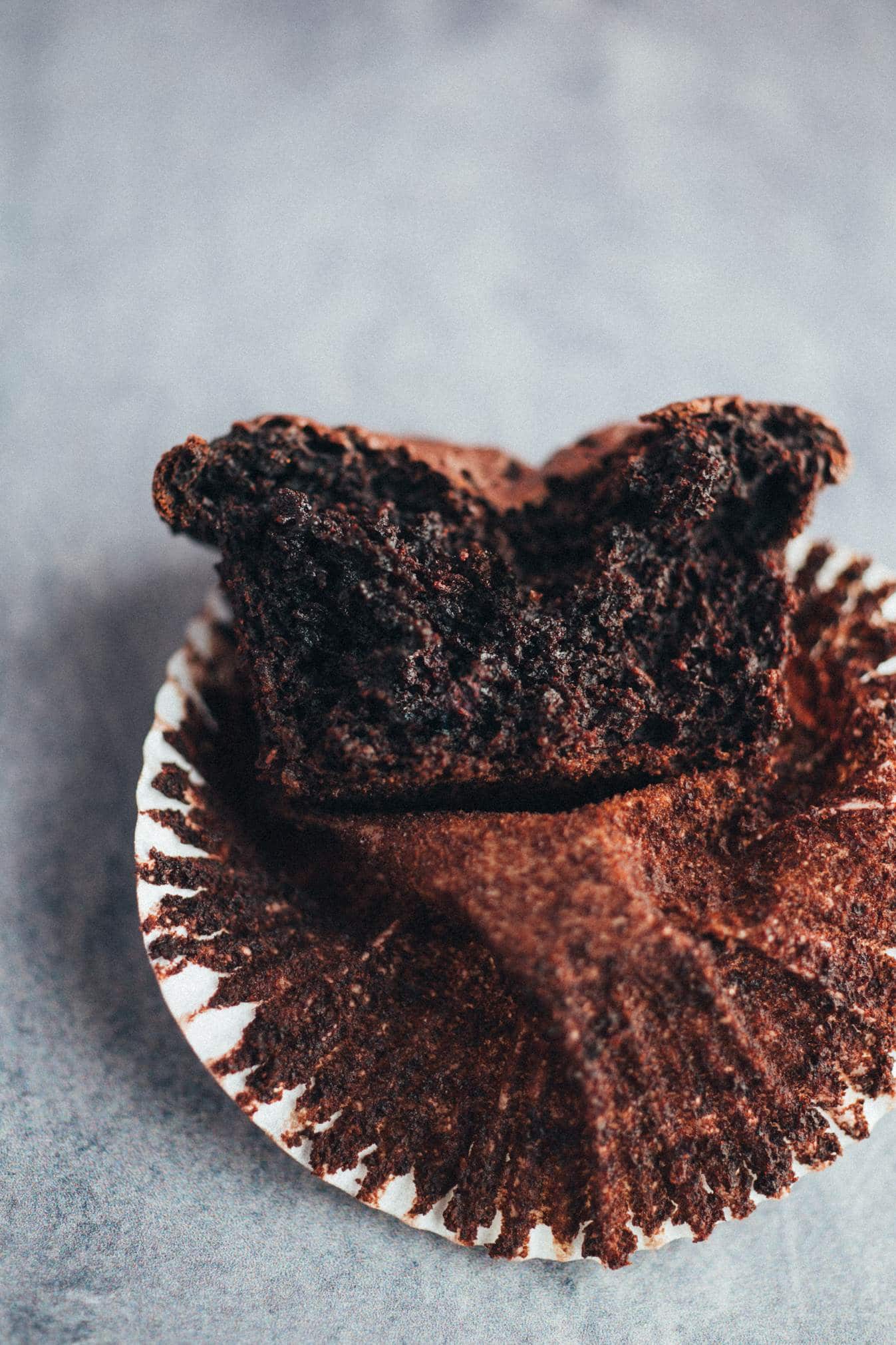 Einfache glutenfreie Schoko Muffins Rezept