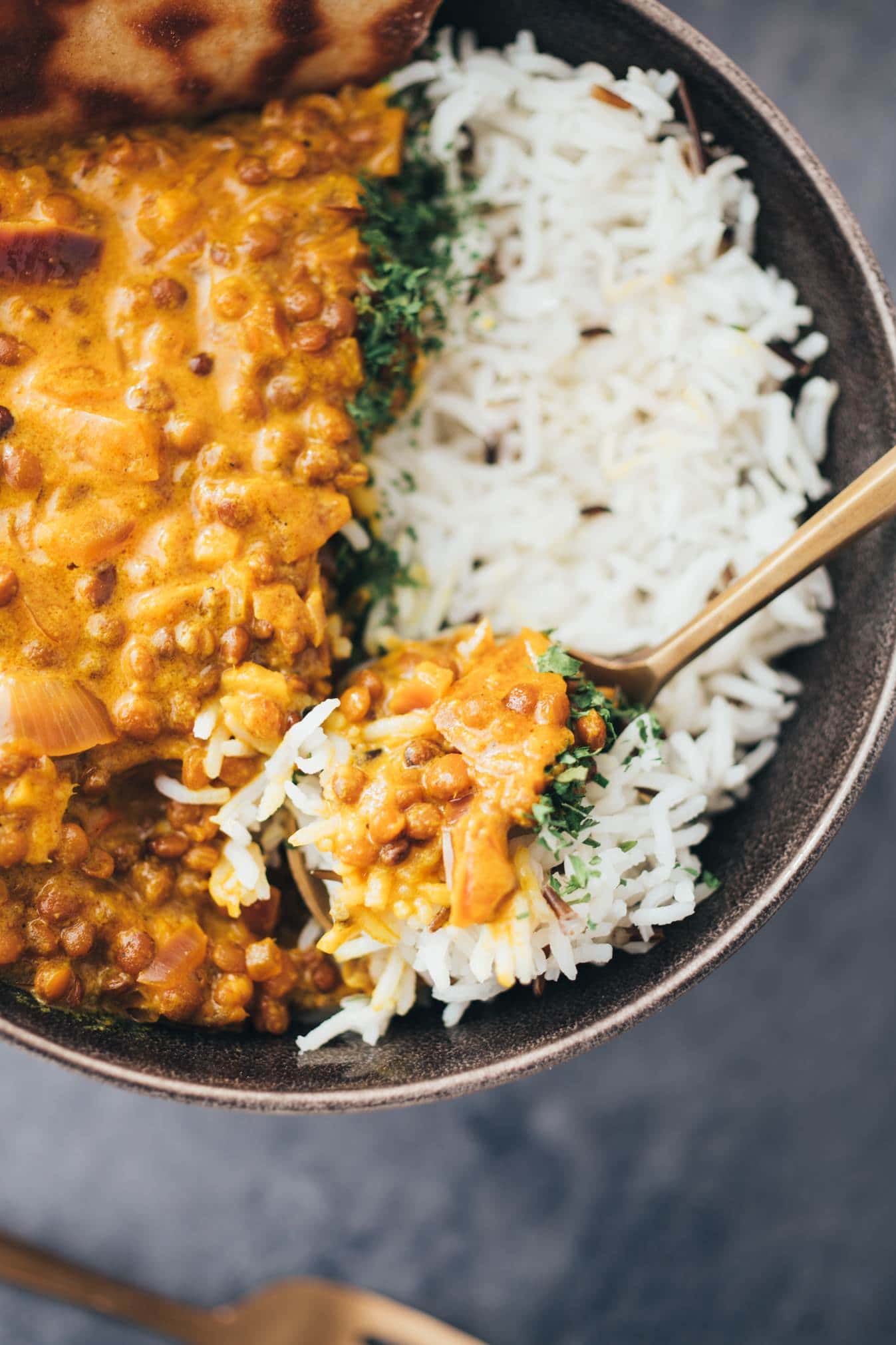 simple vegan lentil dal recipe prepared in 30 minutes