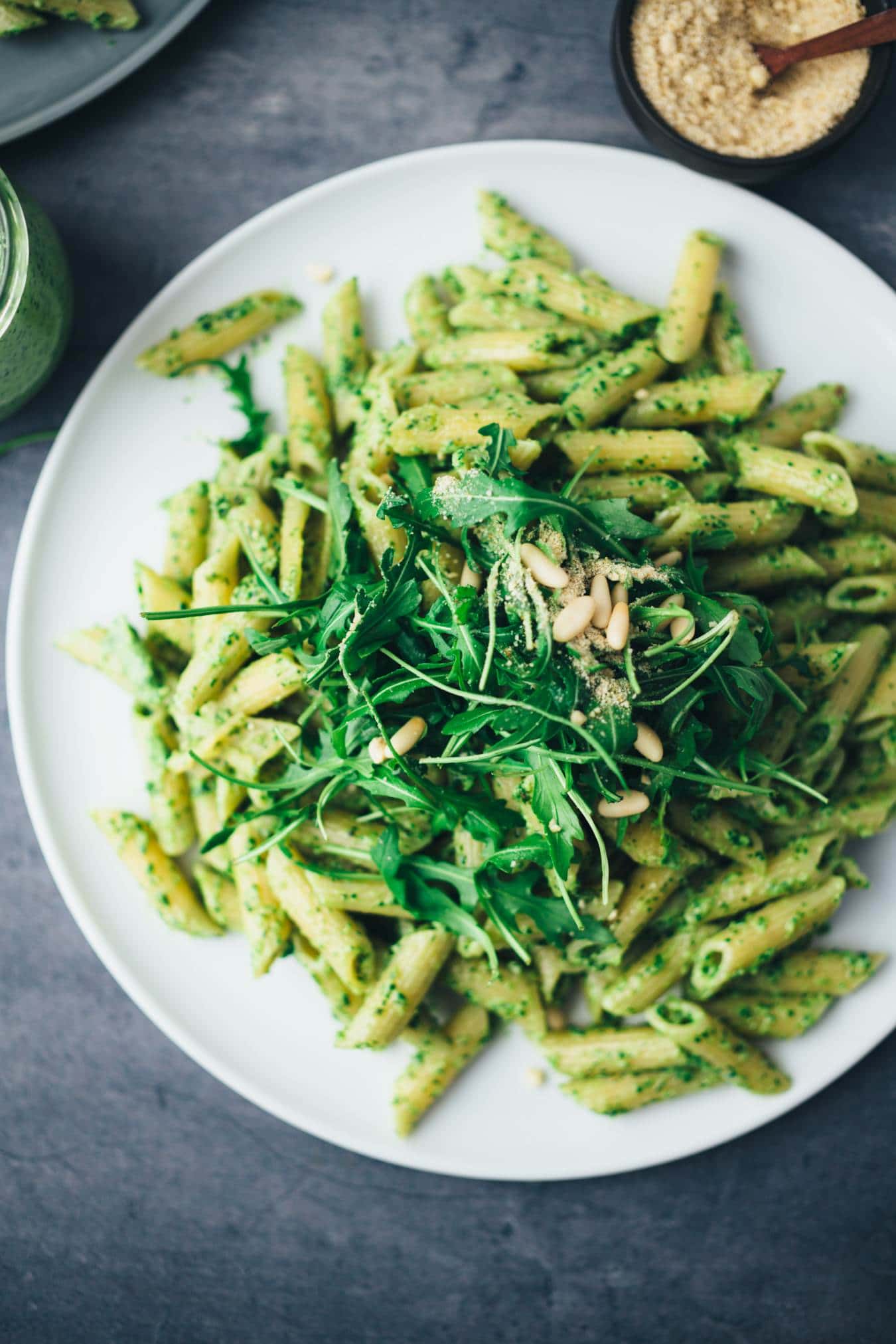 Pasta with arugula pesto 30 minutes recipe