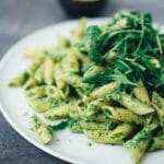 Pasta mit Rucola Pesto 30 Minuten Rezept