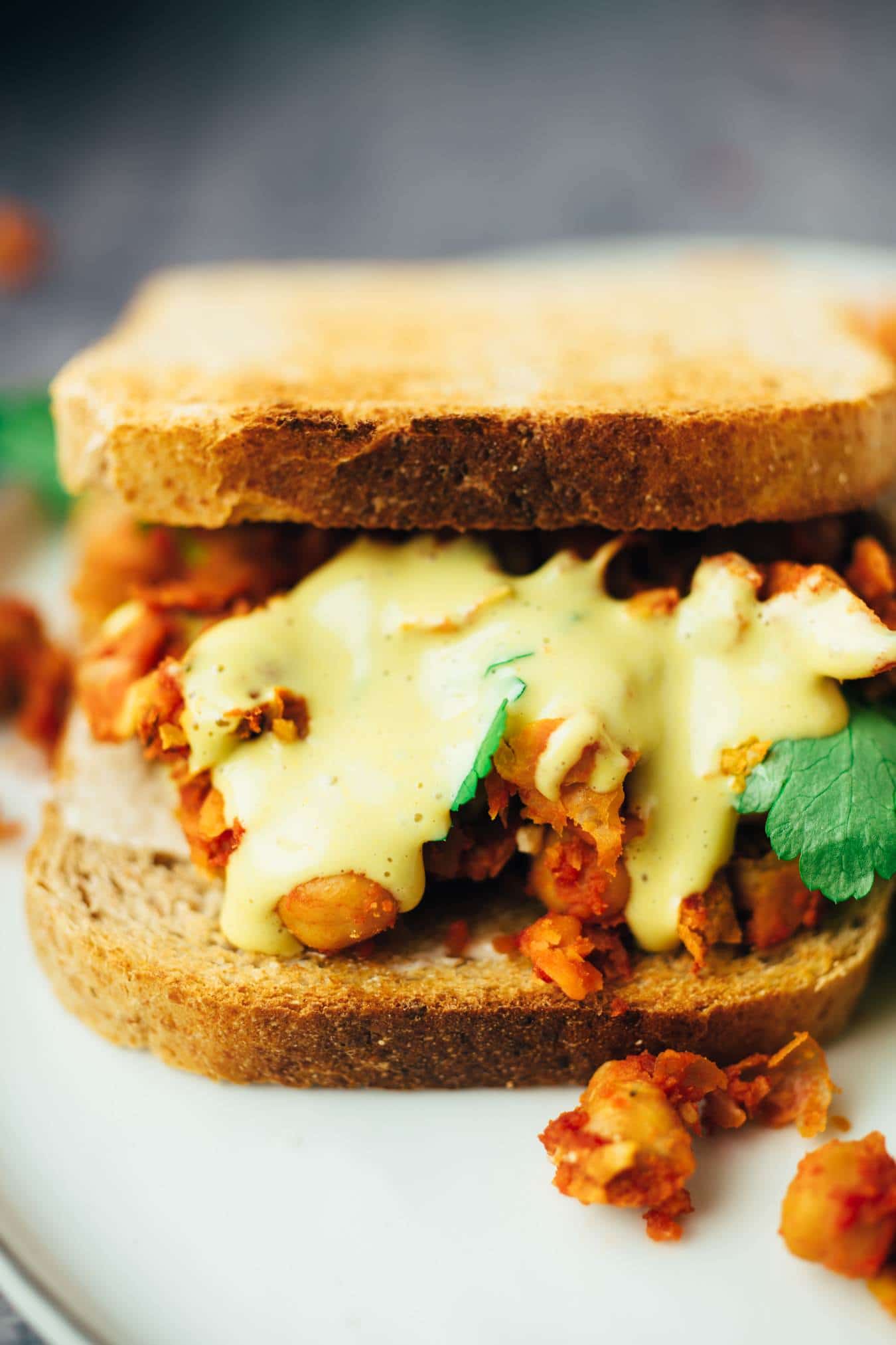 quick chickpea sandwich recipe in just 15 minutes