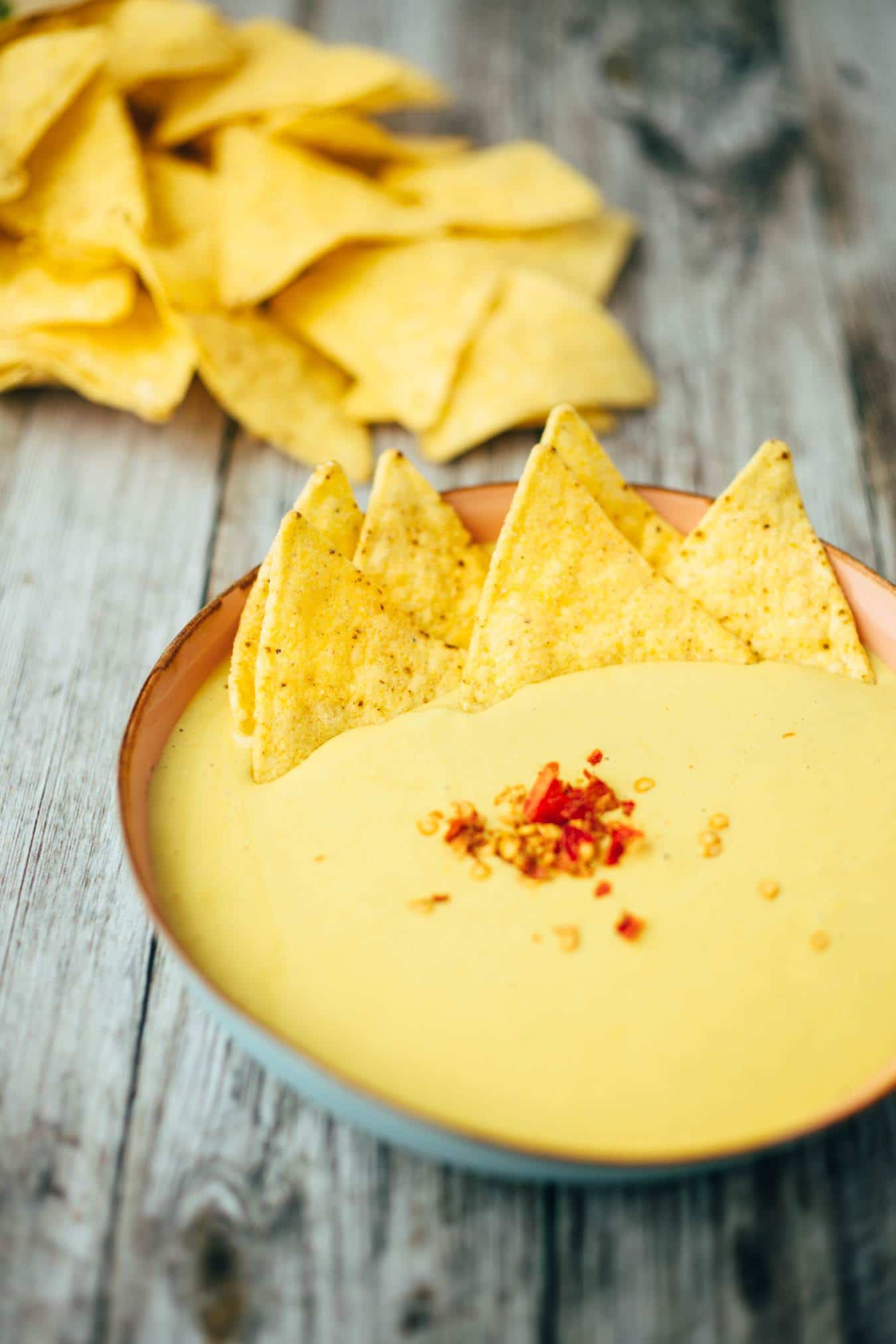 käsige Nacho Dips selber machen Rezept