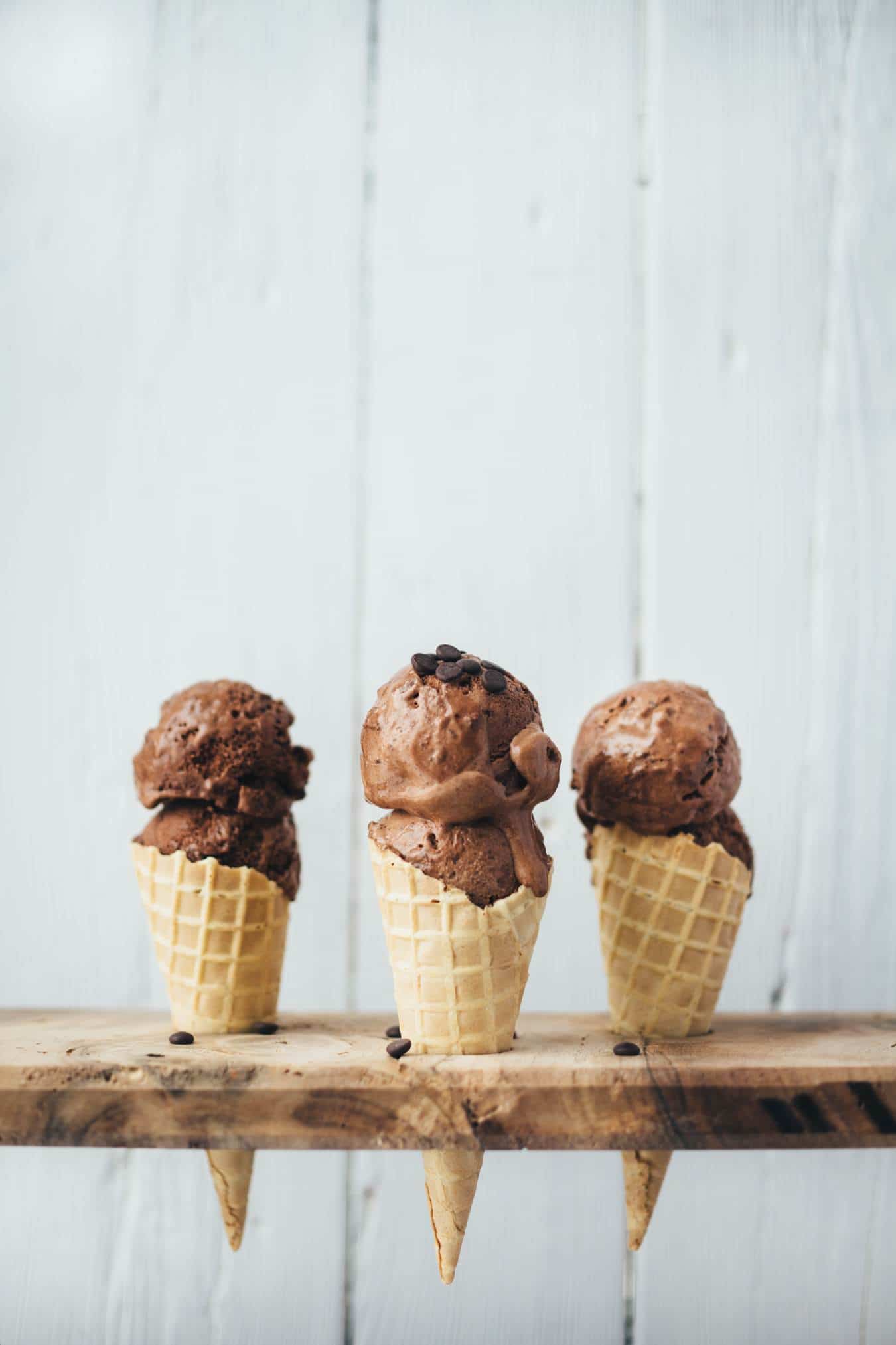 vegan aquafaba chocolate ice cream make yourself (without ice cream maker) recipe