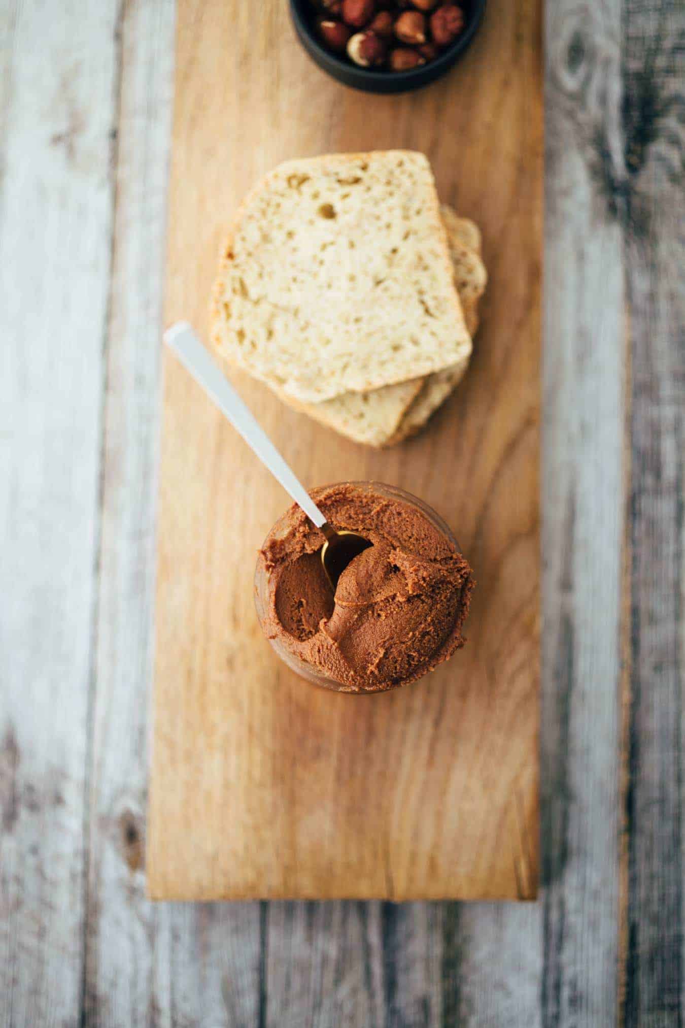 vegan Nutella nut nougat chocolate cream recipe