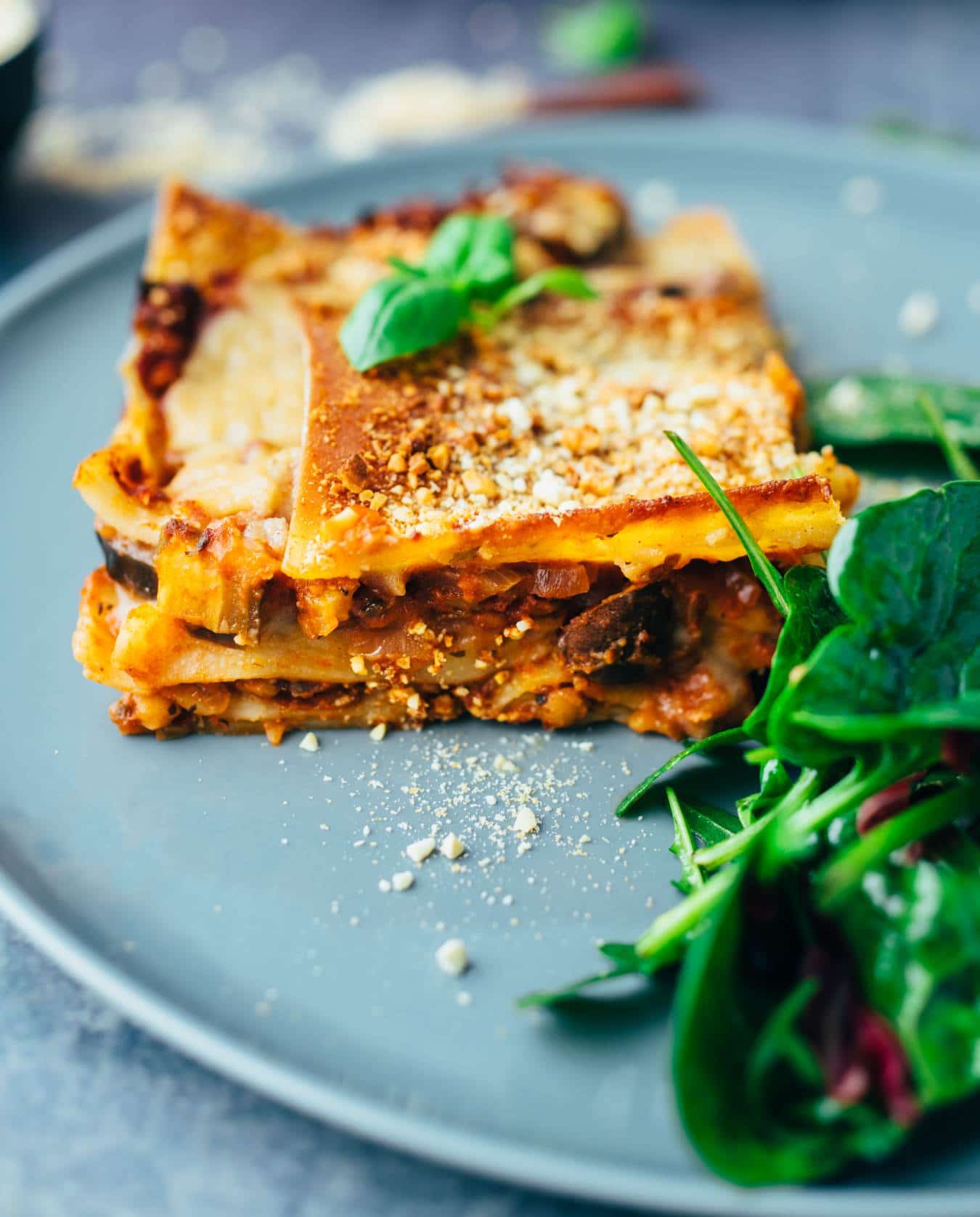 simple vegan lasagna recipe (lactose free)