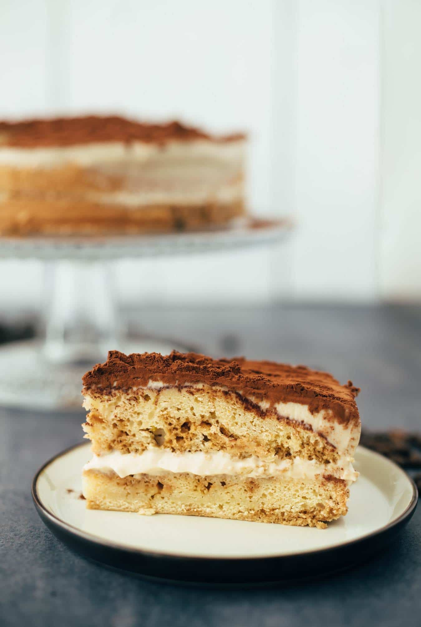 einfache vegane Tiramisu Torte Rezept