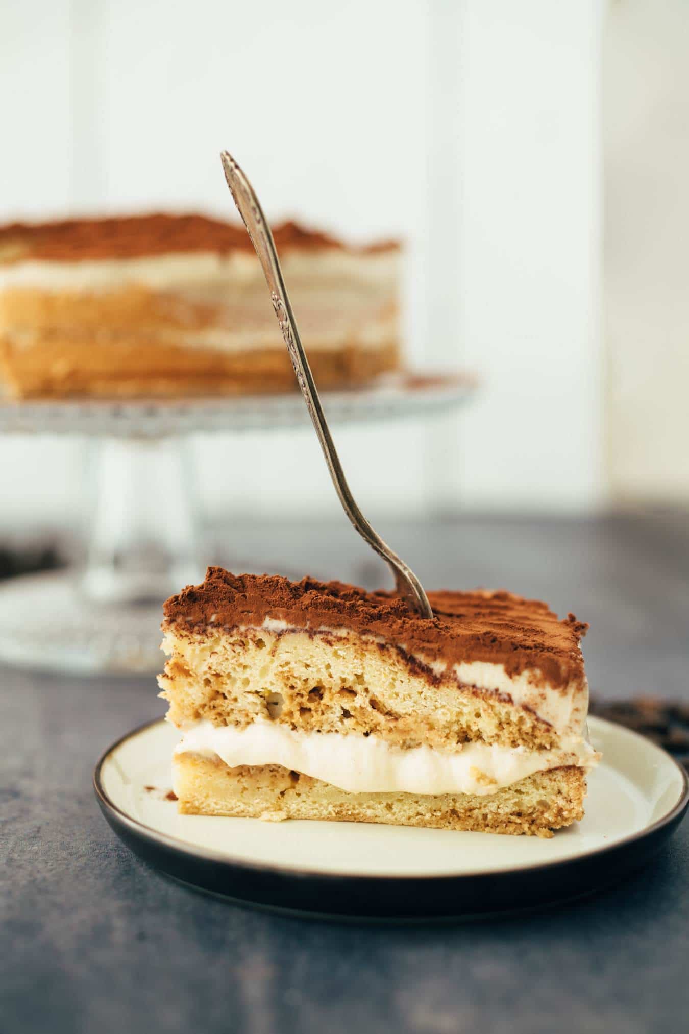 einfache vegane Tiramisu Torte Rezept