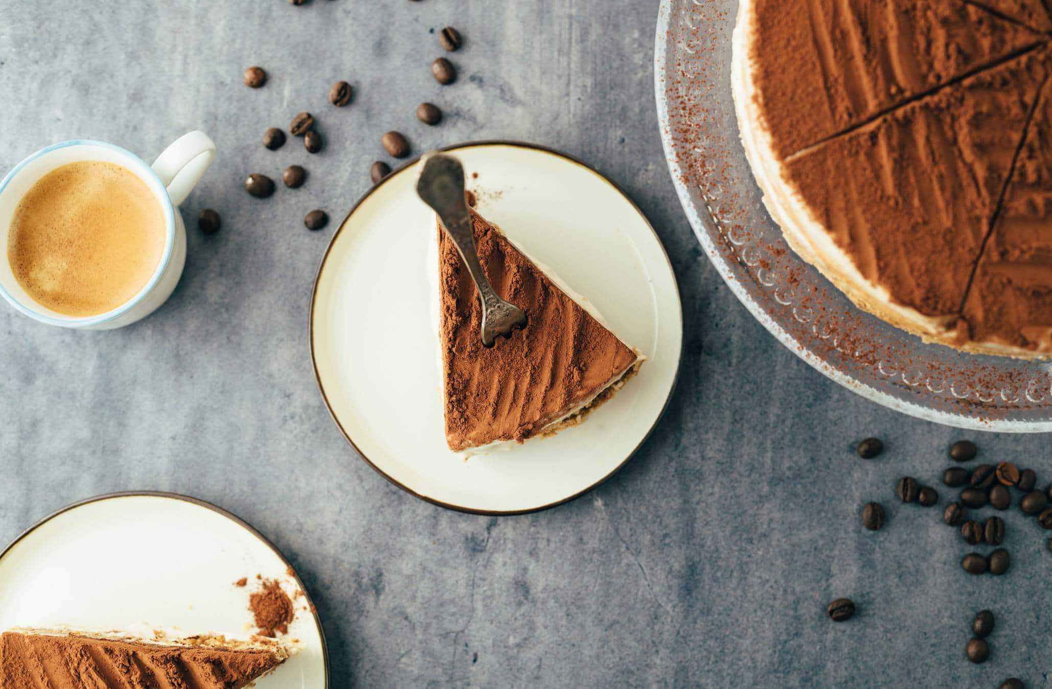 einfache vegane Tiramisu Torte Rezept