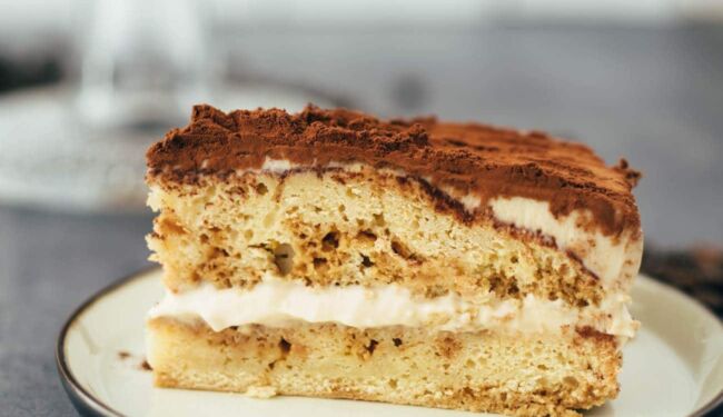 einfache vegane Tiramisu Torte Rezept