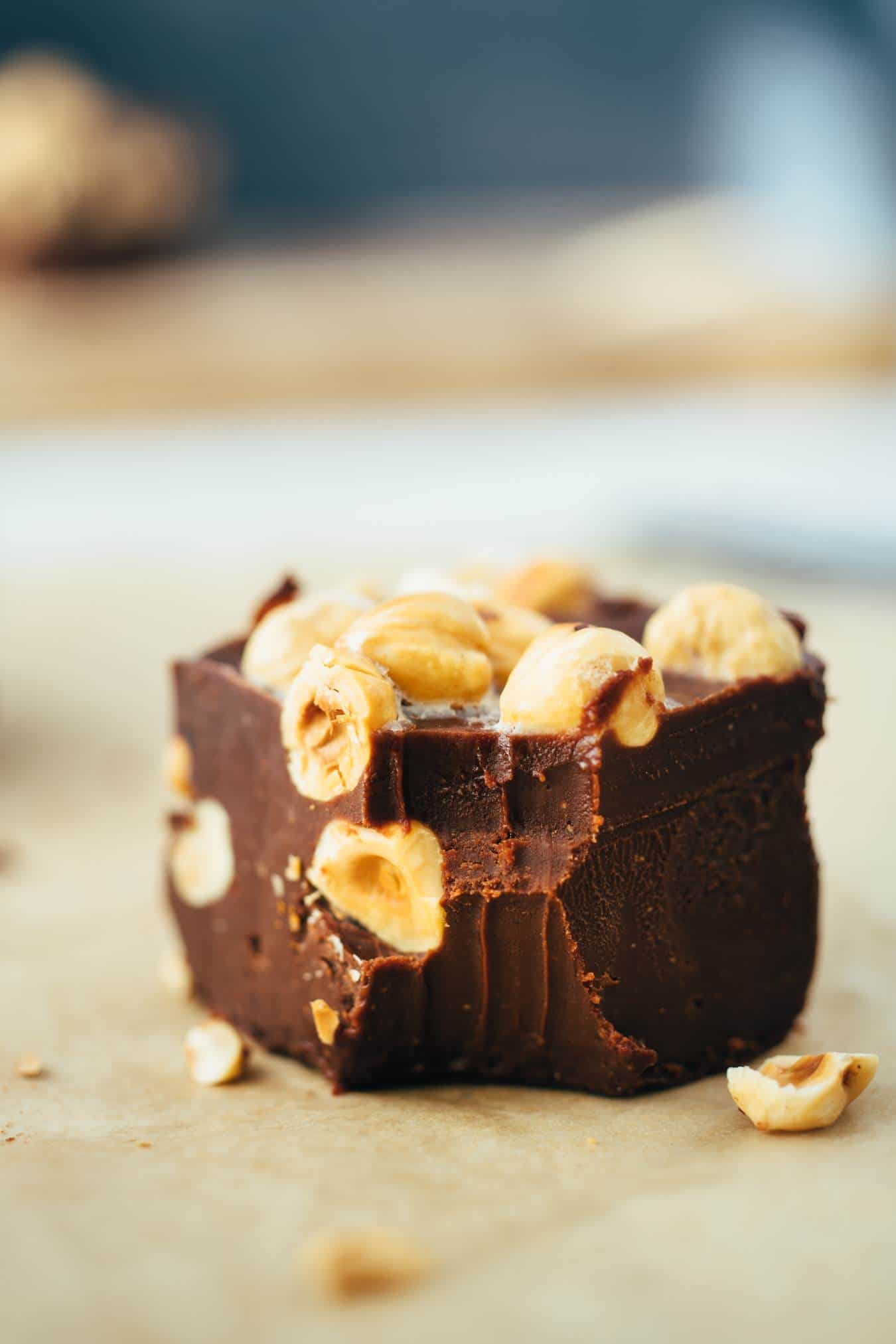 vegan hazelnut fudge recipe