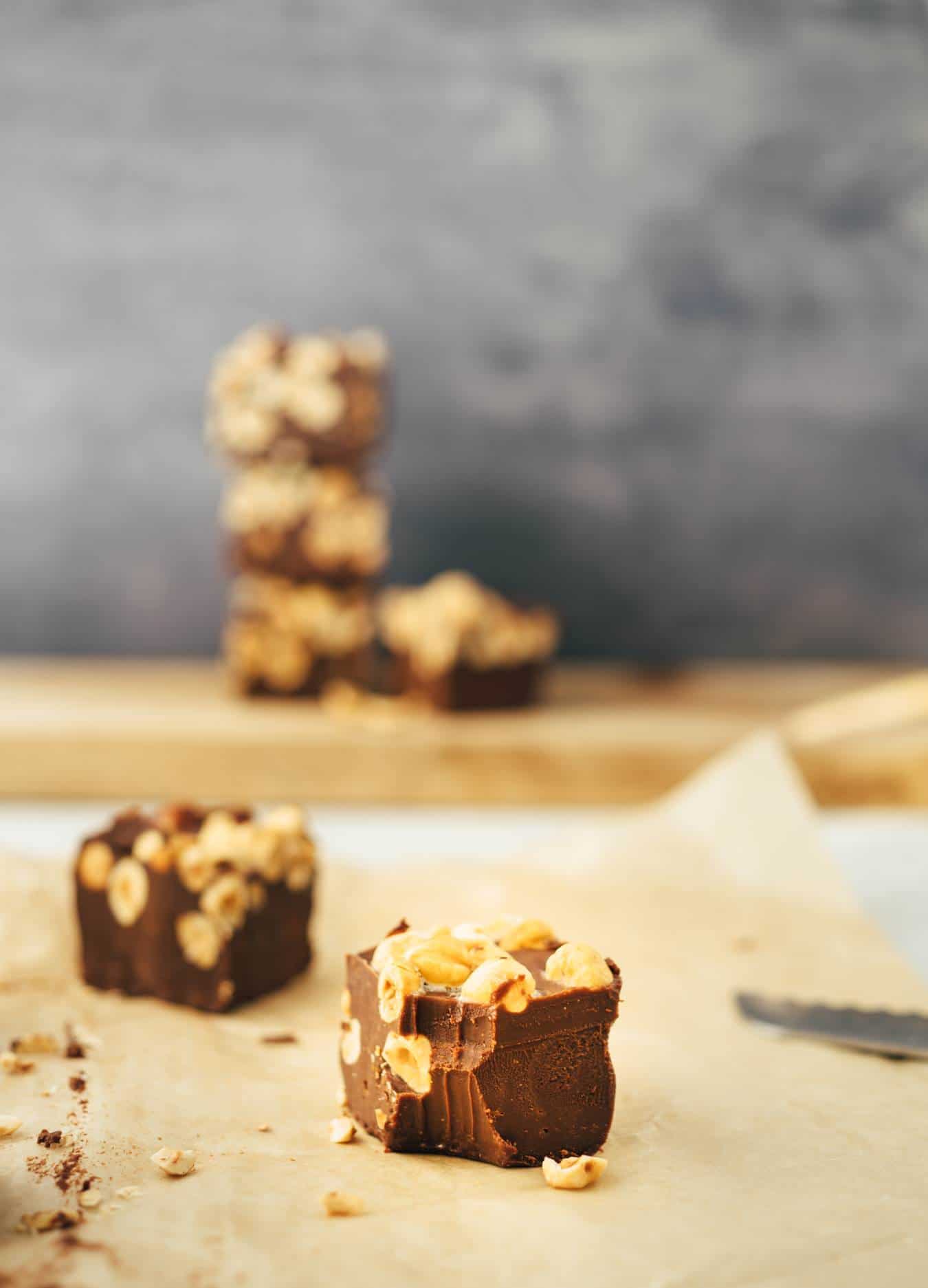 veganer Haselnuss Fudge Rezept