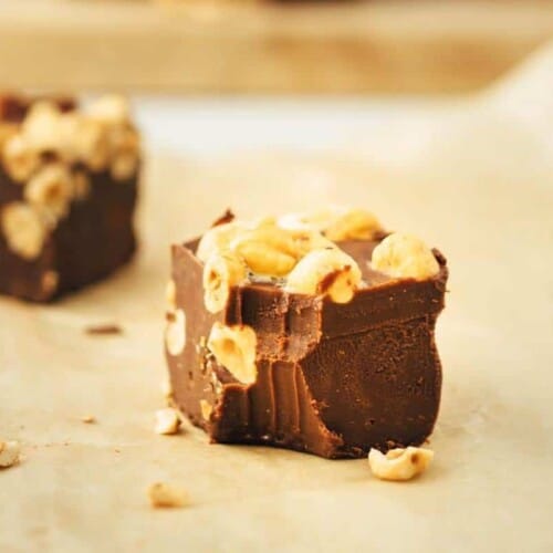 veganer Haselnuss Fudge Rezept