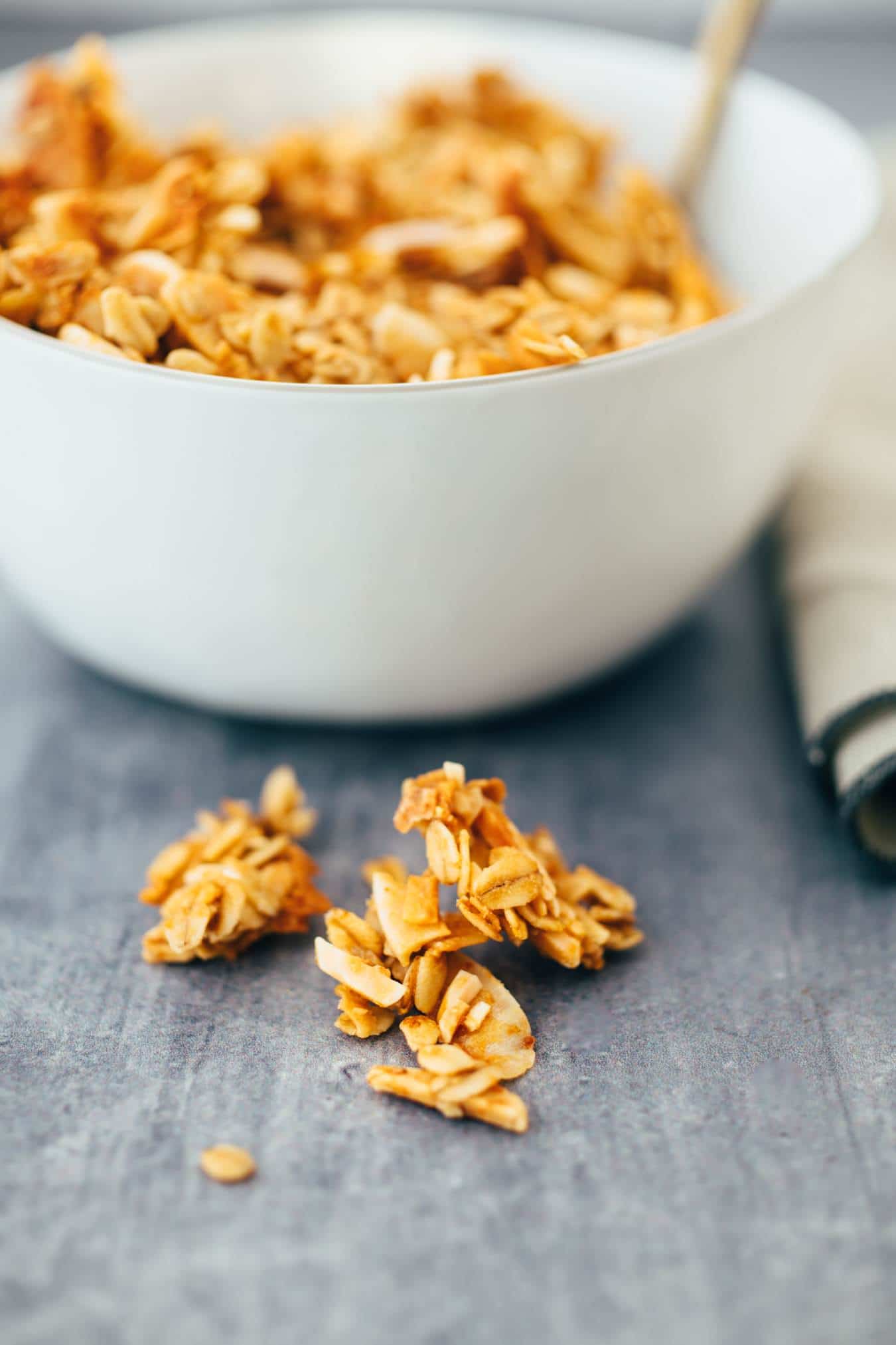 Vegan almond coconut granola recipe