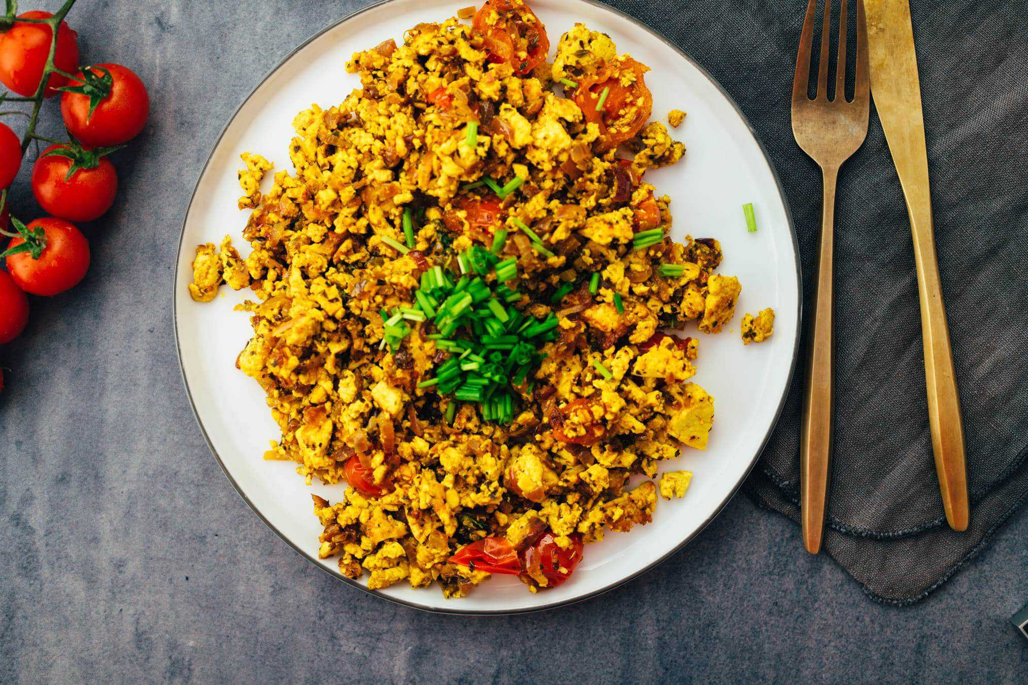 Scrambled Tofu Italian Style (15 minutes) Recipe