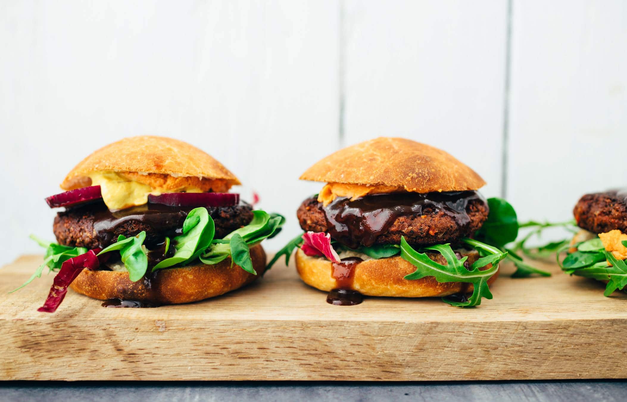 hearty vegan burger with black beans and cocoa recipe