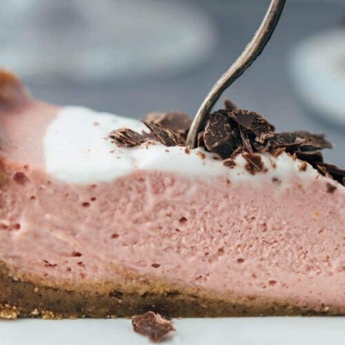 Veganer Erdbeer (Raw) Cheesecake Rezept