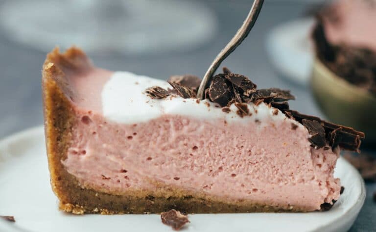 Veganer Erdbeer (Raw) Cheesecake Rezept