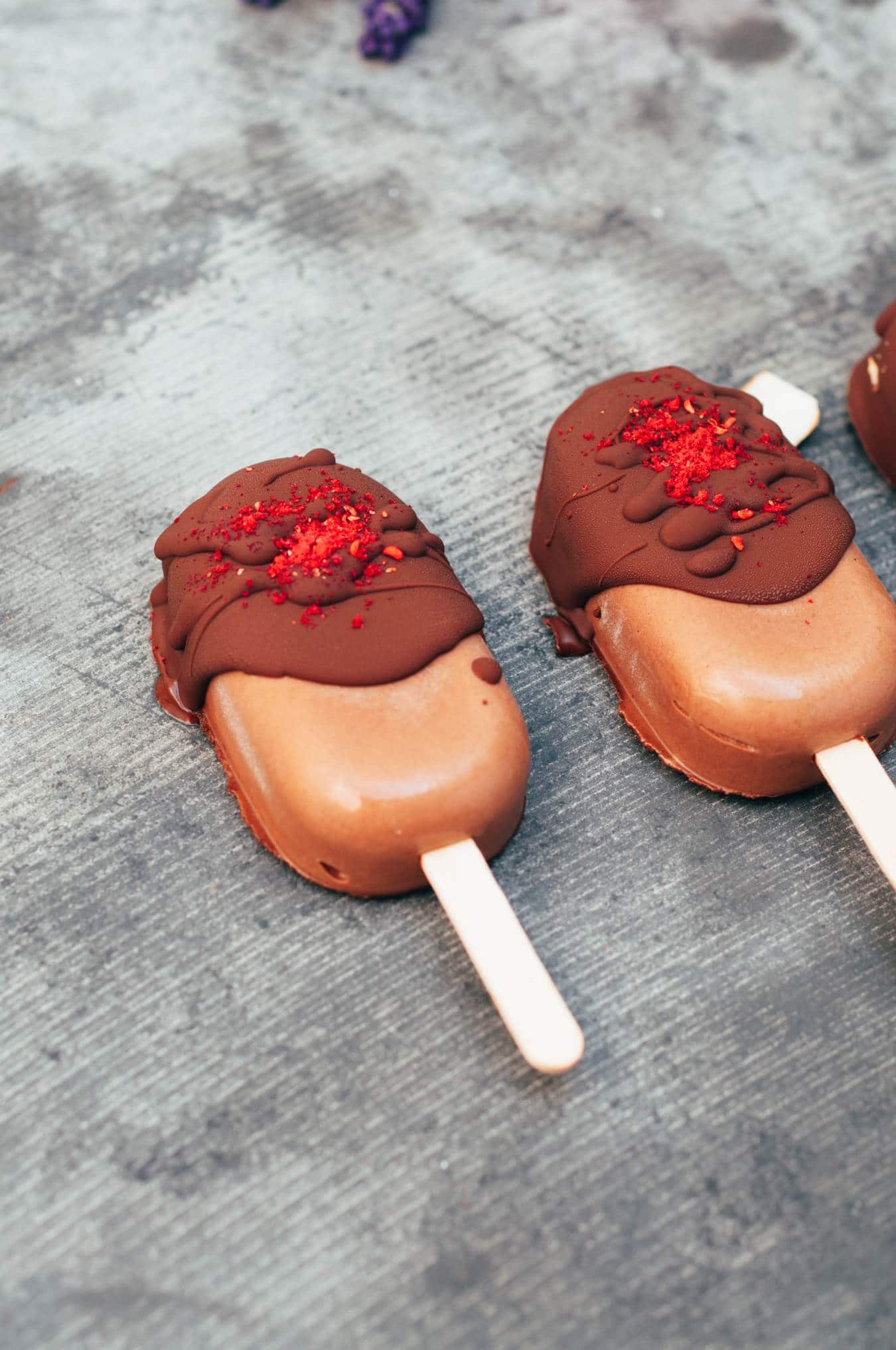 vegan creamy chocolate popsicle recipe