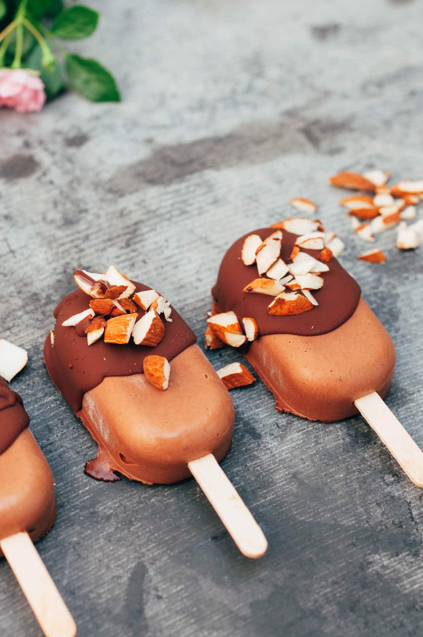 Cremiges Schoko Eis Am Stiel Rezept Vegane Vibes