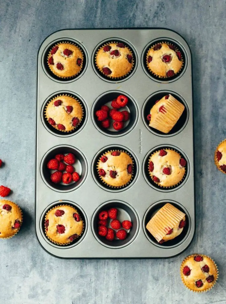 vegan raspberry flash muffins (45 minutes) recipe