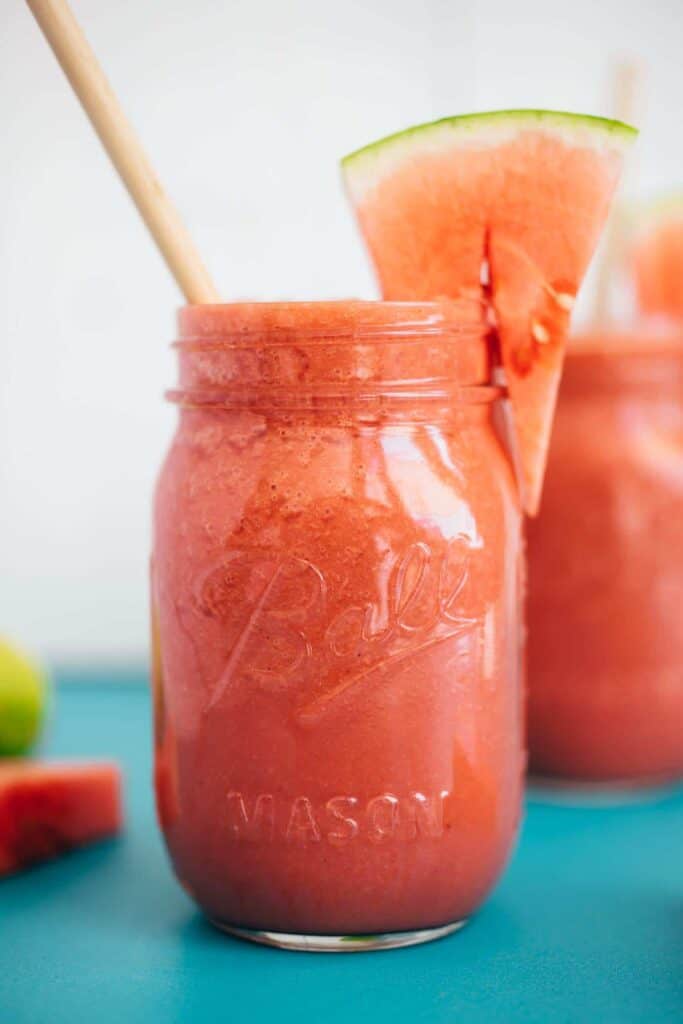 Erfrischender Wassermelonen Mocktail (10 Minuten) veganes Rezept