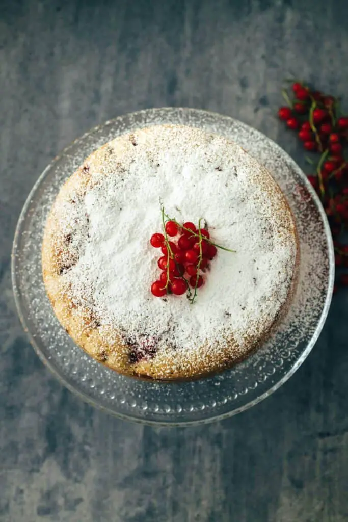 saftiger veganer 1-Bowl Johannisbeer Kuchen Rezept