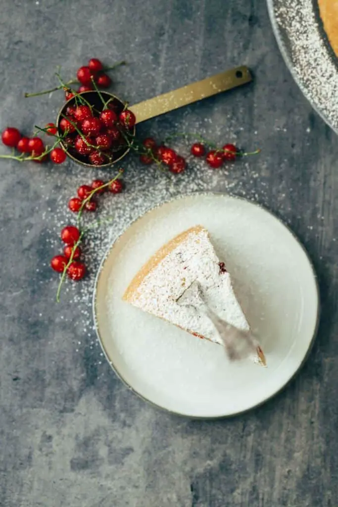 saftiger veganer 1-Bowl Johannisbeer Kuchen Rezept